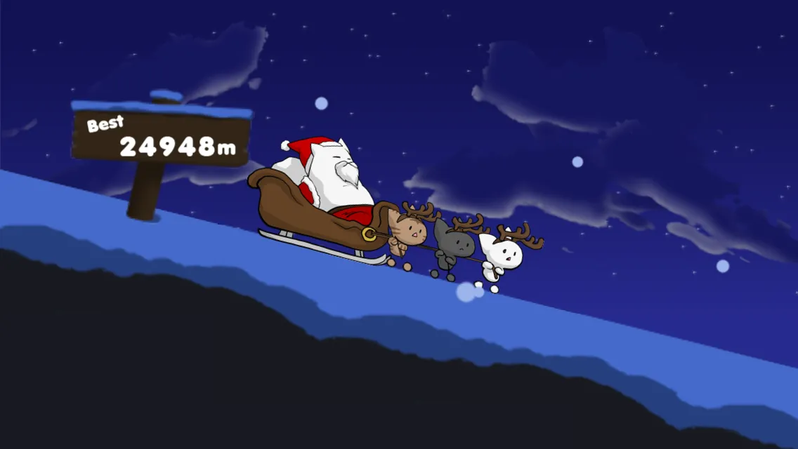 Flying Santa Cat | Indus Appstore | Screenshot