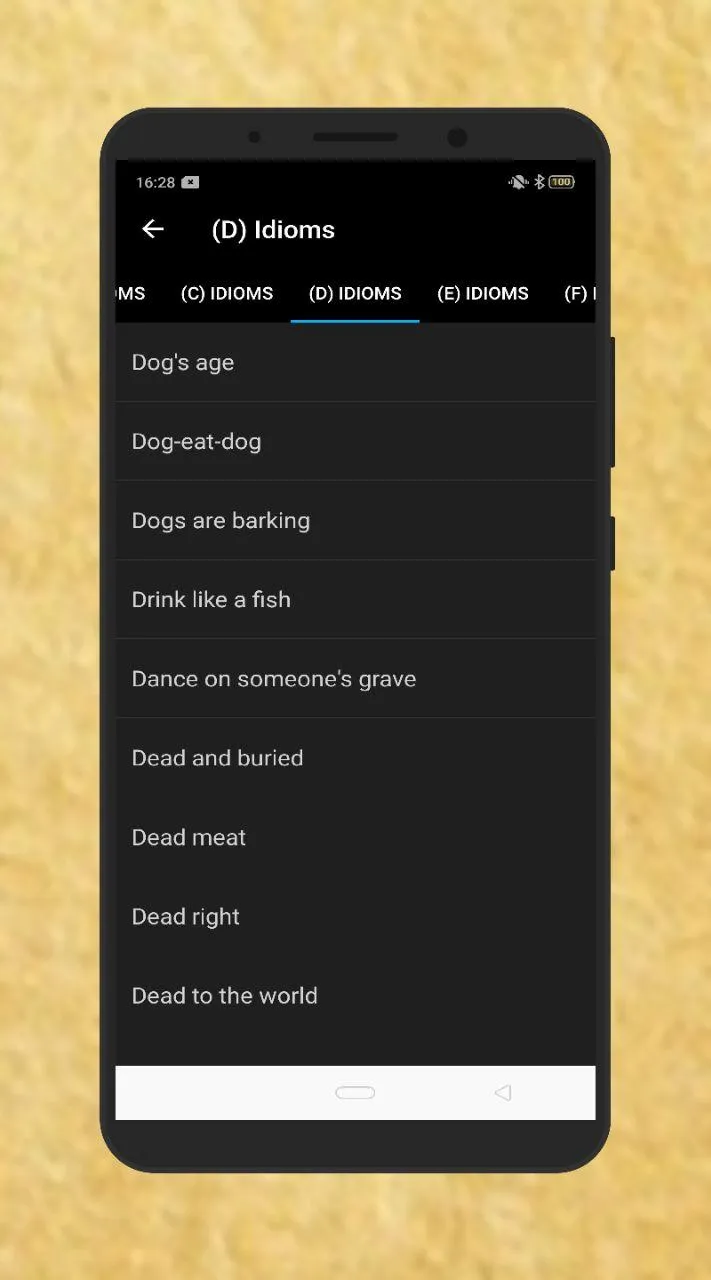 Idioms & Phrases in English | Indus Appstore | Screenshot