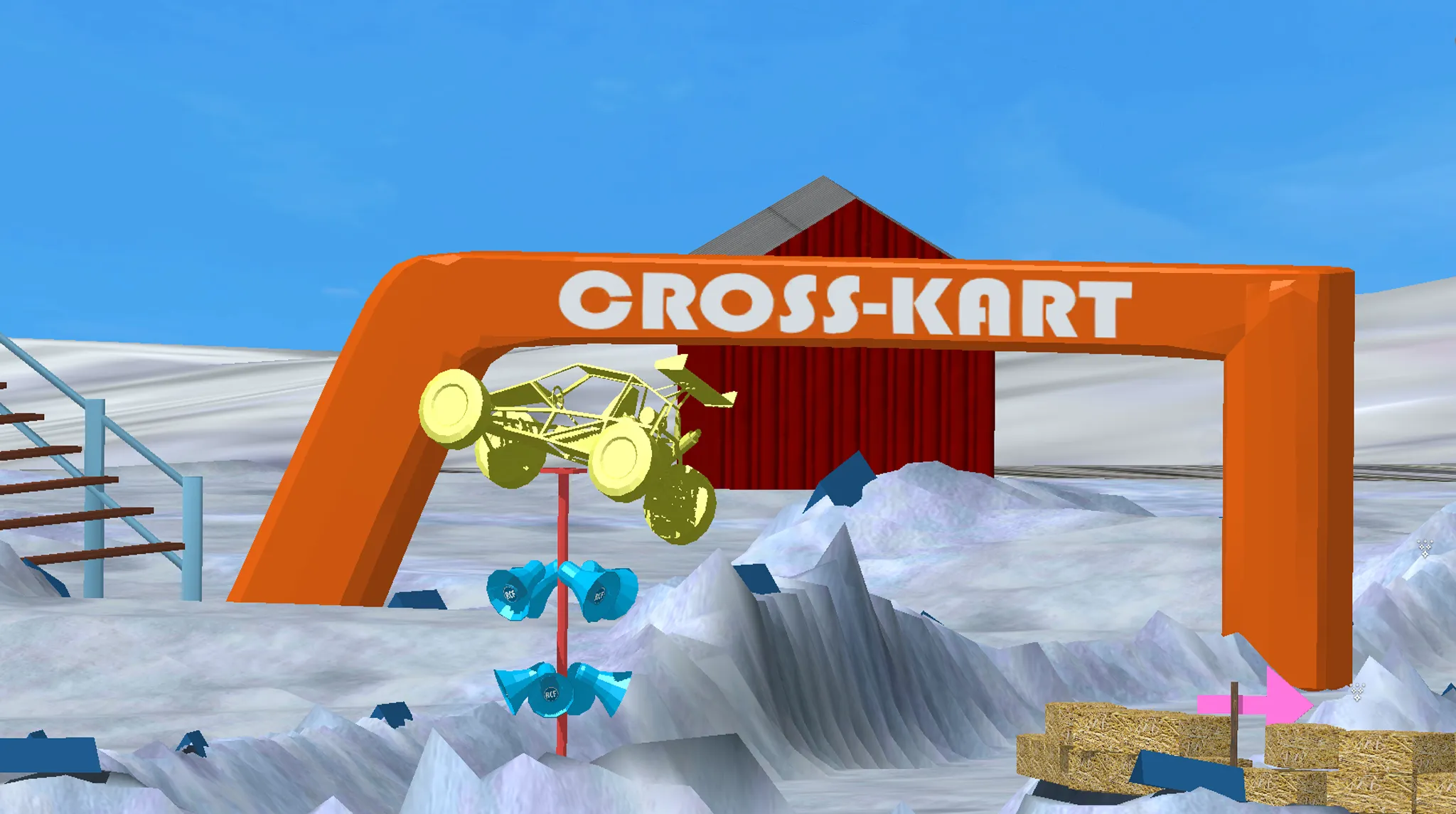 Cross-Kart Ice Racing VR | Indus Appstore | Screenshot