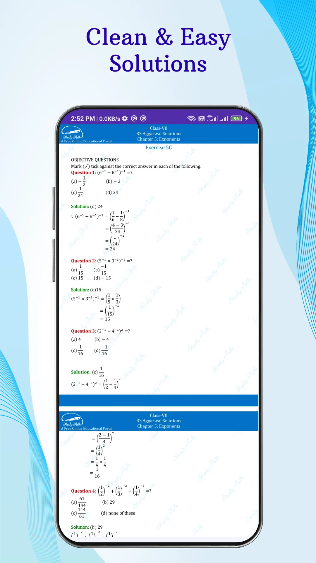 RS Aggarwal Class 7 Solution | Indus Appstore | Screenshot