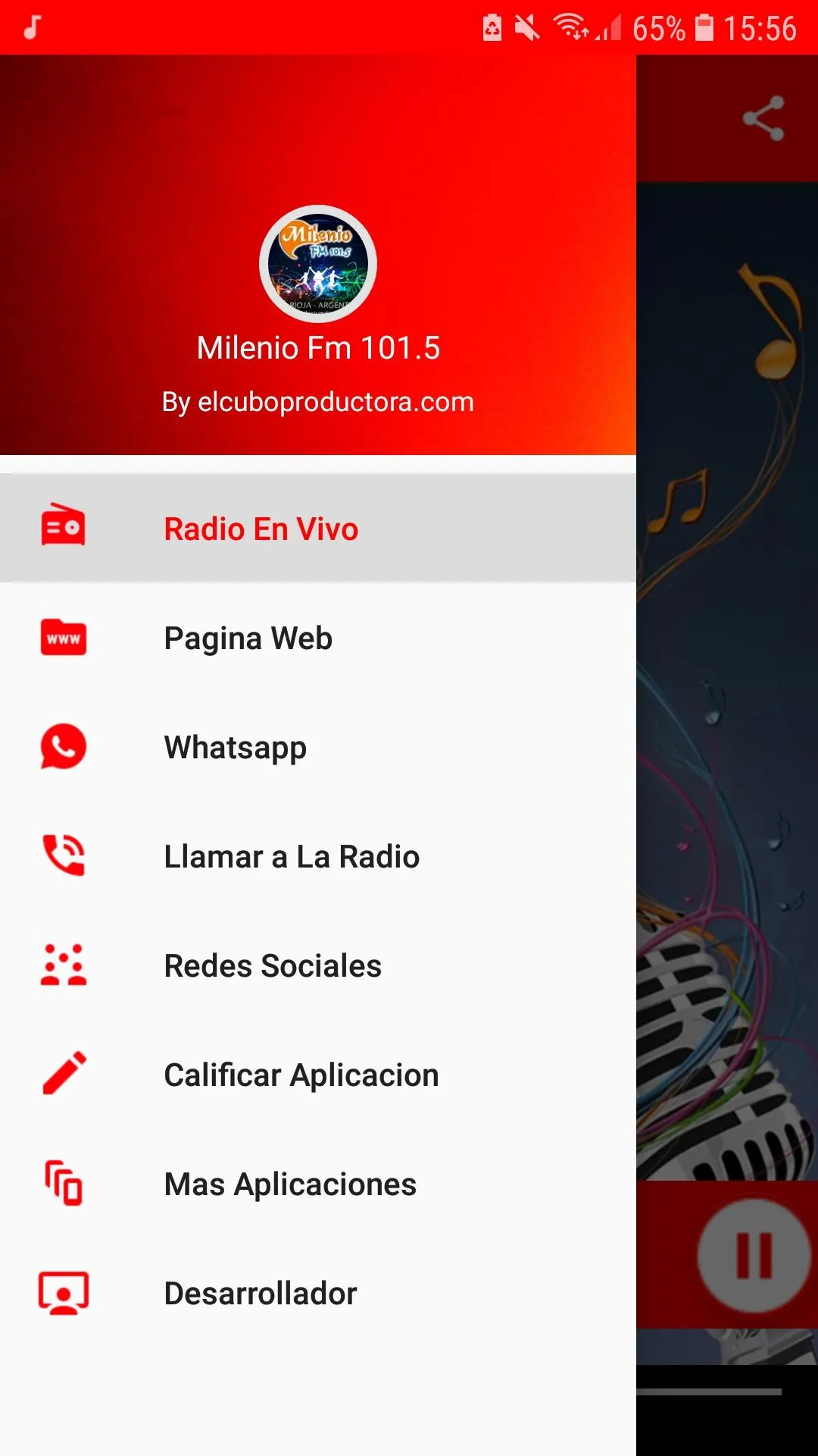 Milenio Fm 101.5 | Indus Appstore | Screenshot