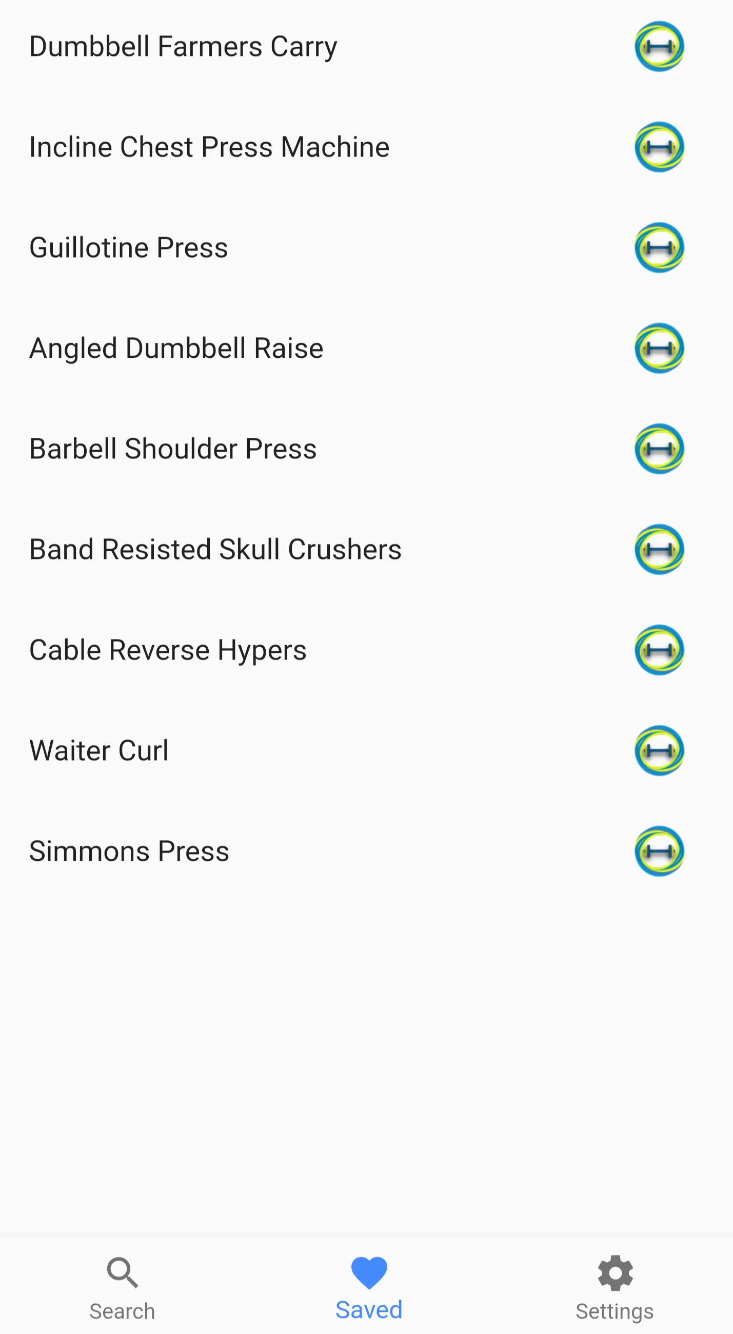 SwiftSet - Exercise Finder | Indus Appstore | Screenshot