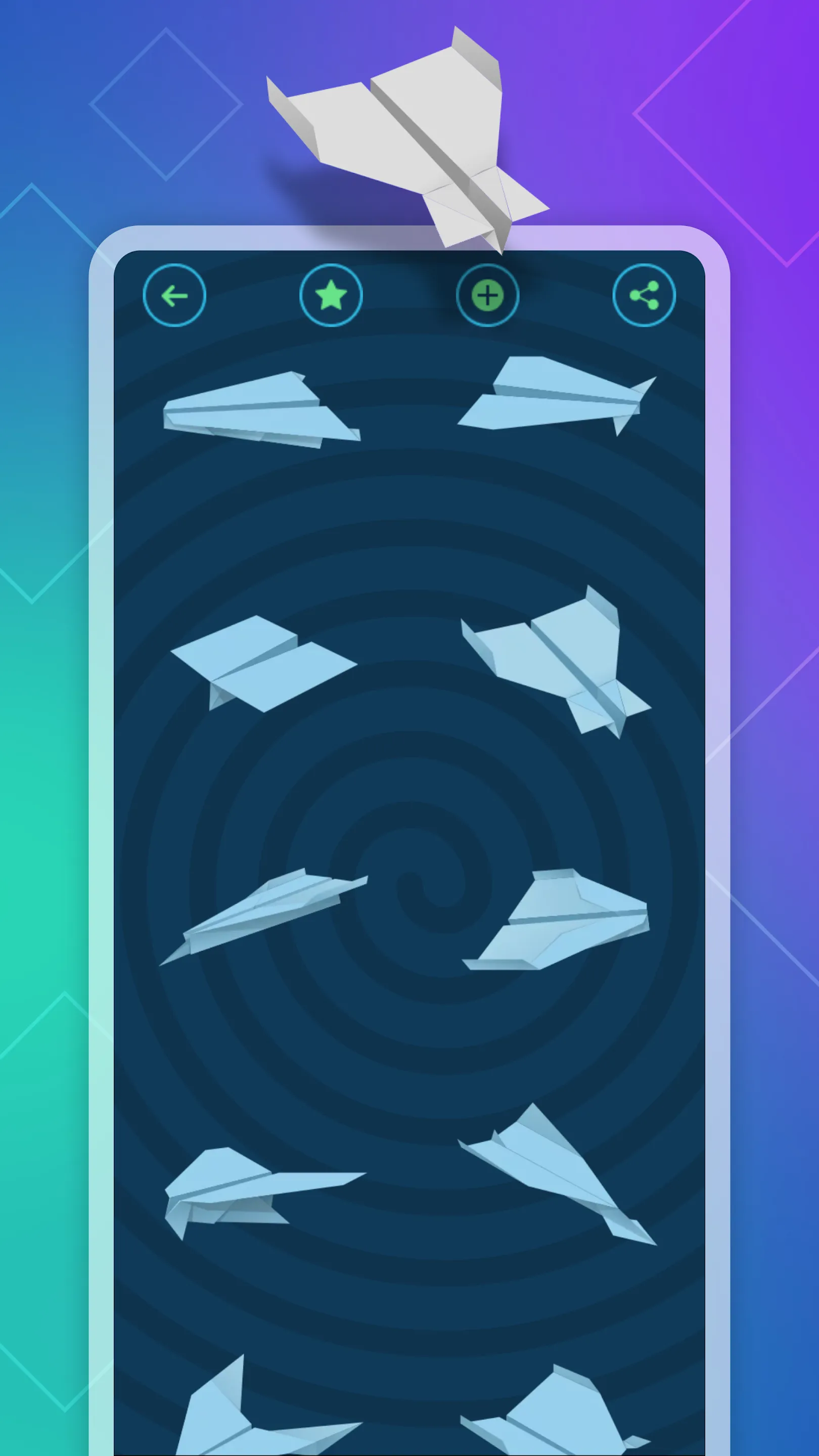 Origami Flying Paper Airplanes | Indus Appstore | Screenshot