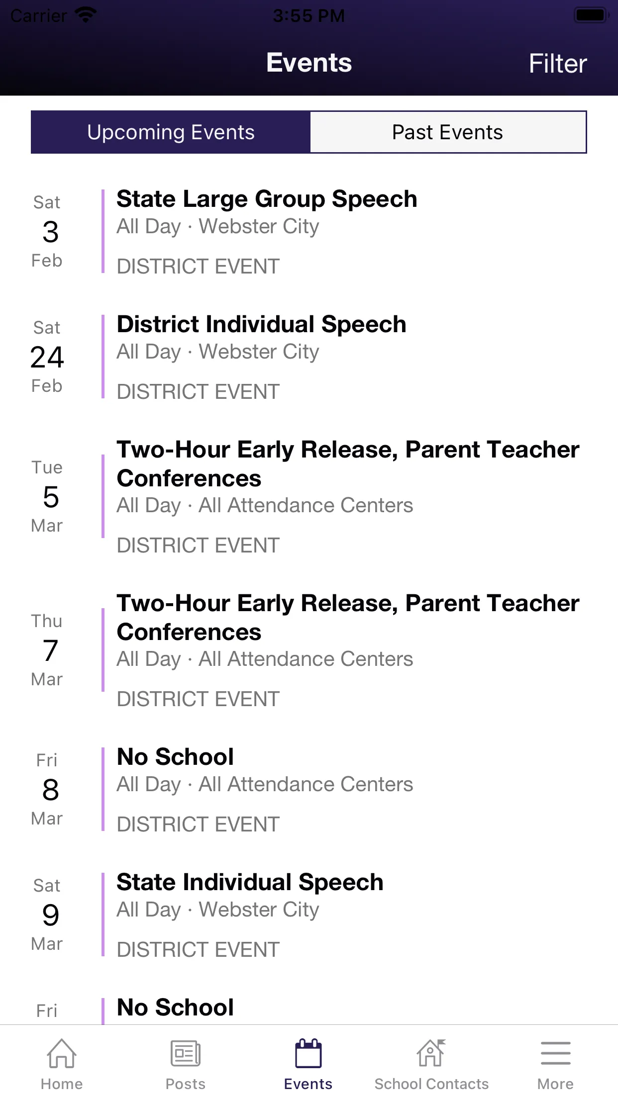 Webster City Community Schools | Indus Appstore | Screenshot