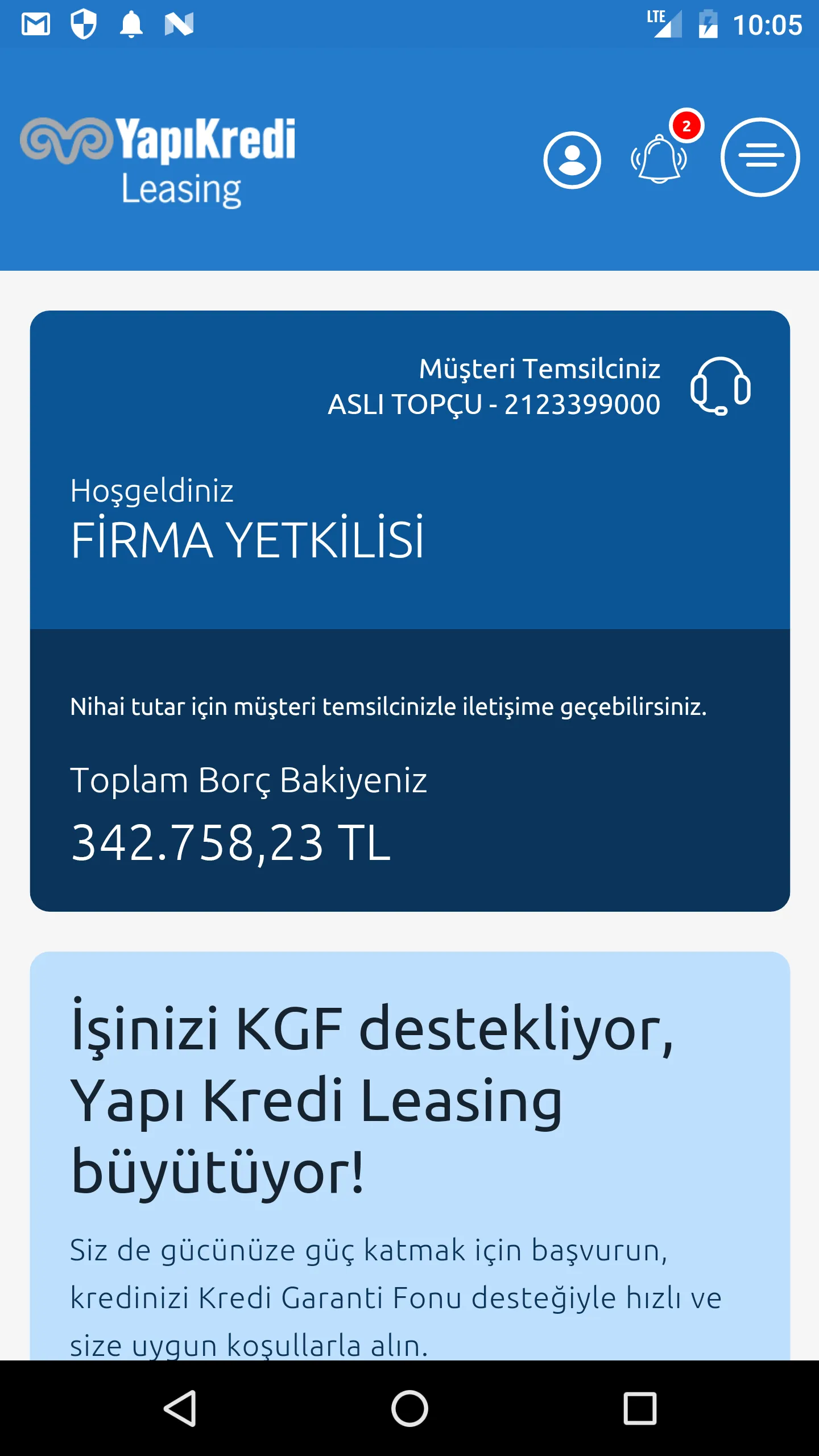 Yapıkredi Leasing Mobil | Indus Appstore | Screenshot