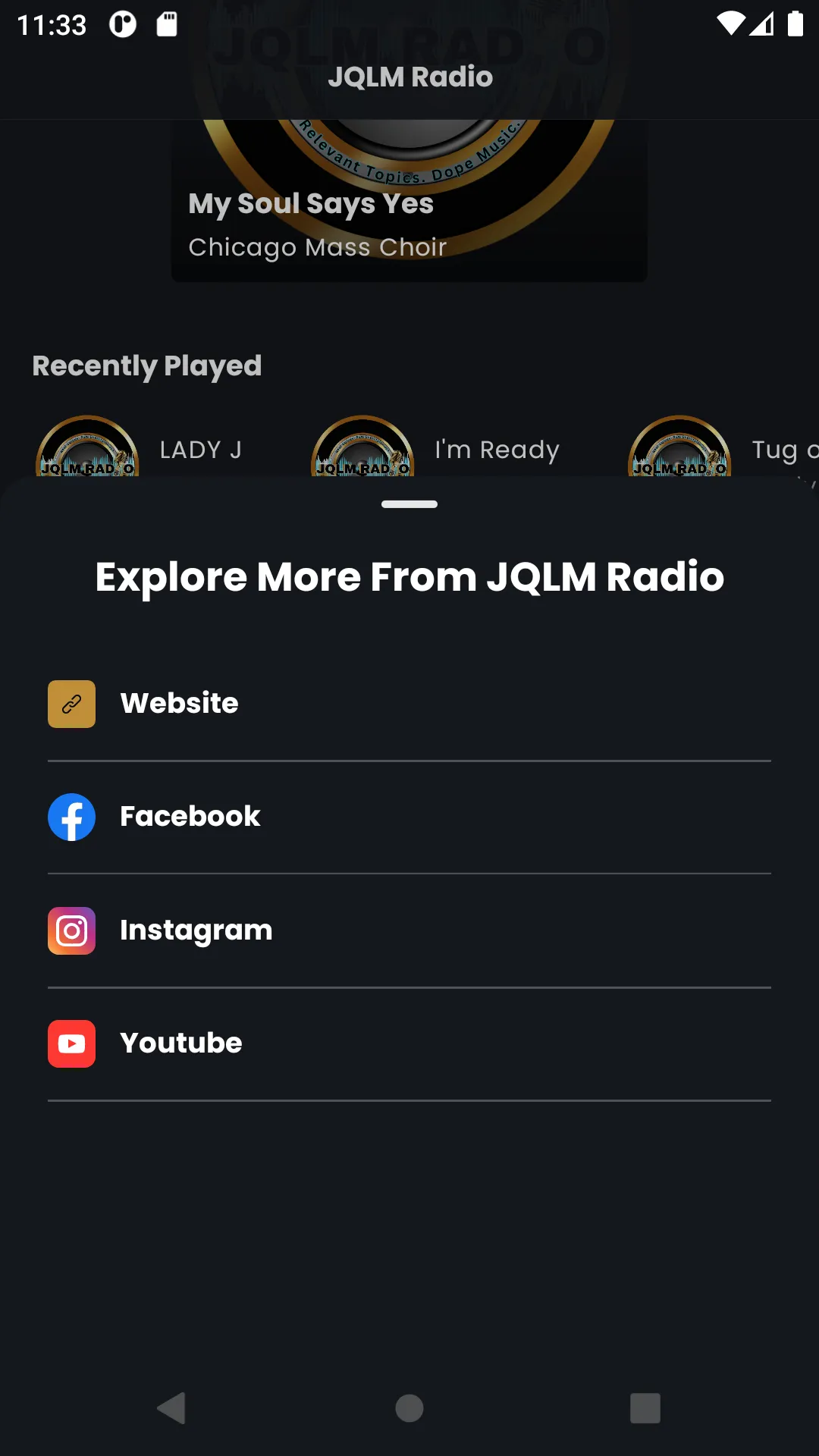 JQLM Radio | Indus Appstore | Screenshot