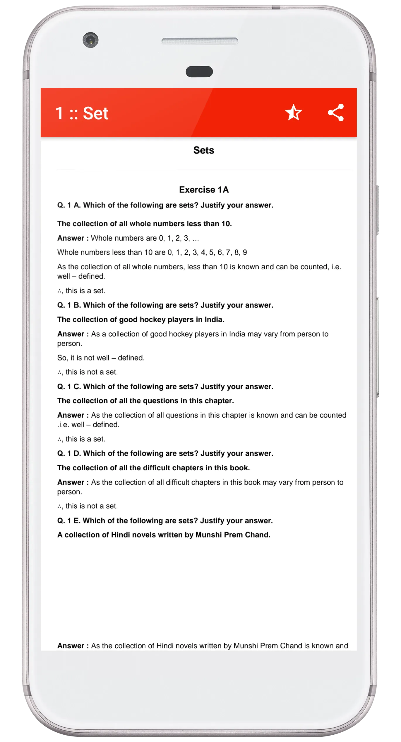 RS Aggarwal 11 Math Solution | Indus Appstore | Screenshot