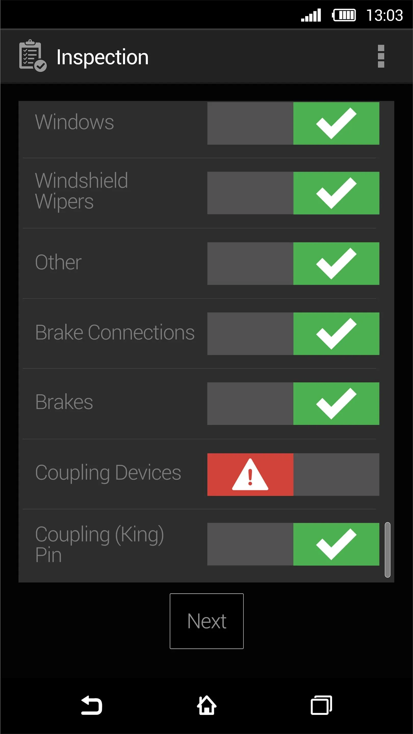 Vehicle Inspection Reports | Indus Appstore | Screenshot