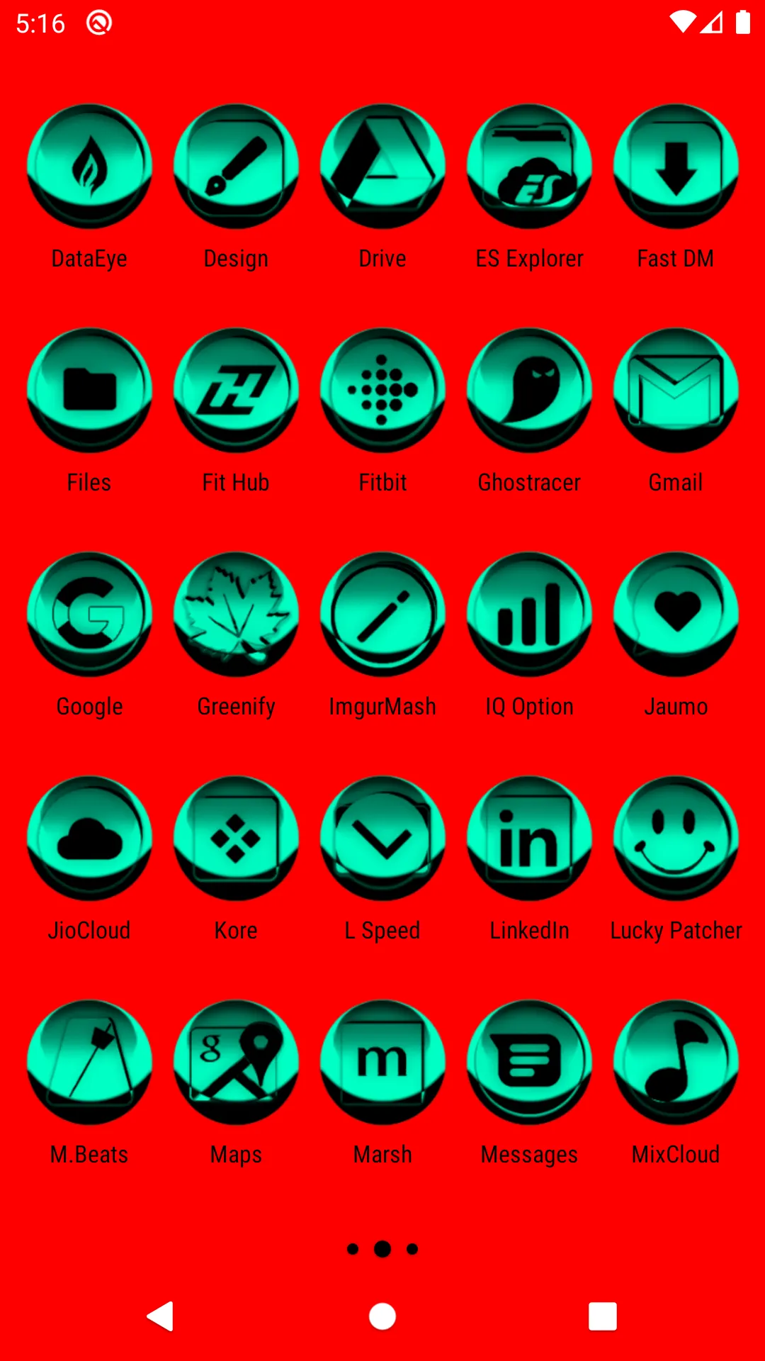 Teal Icon Pack Style 3 | Indus Appstore | Screenshot