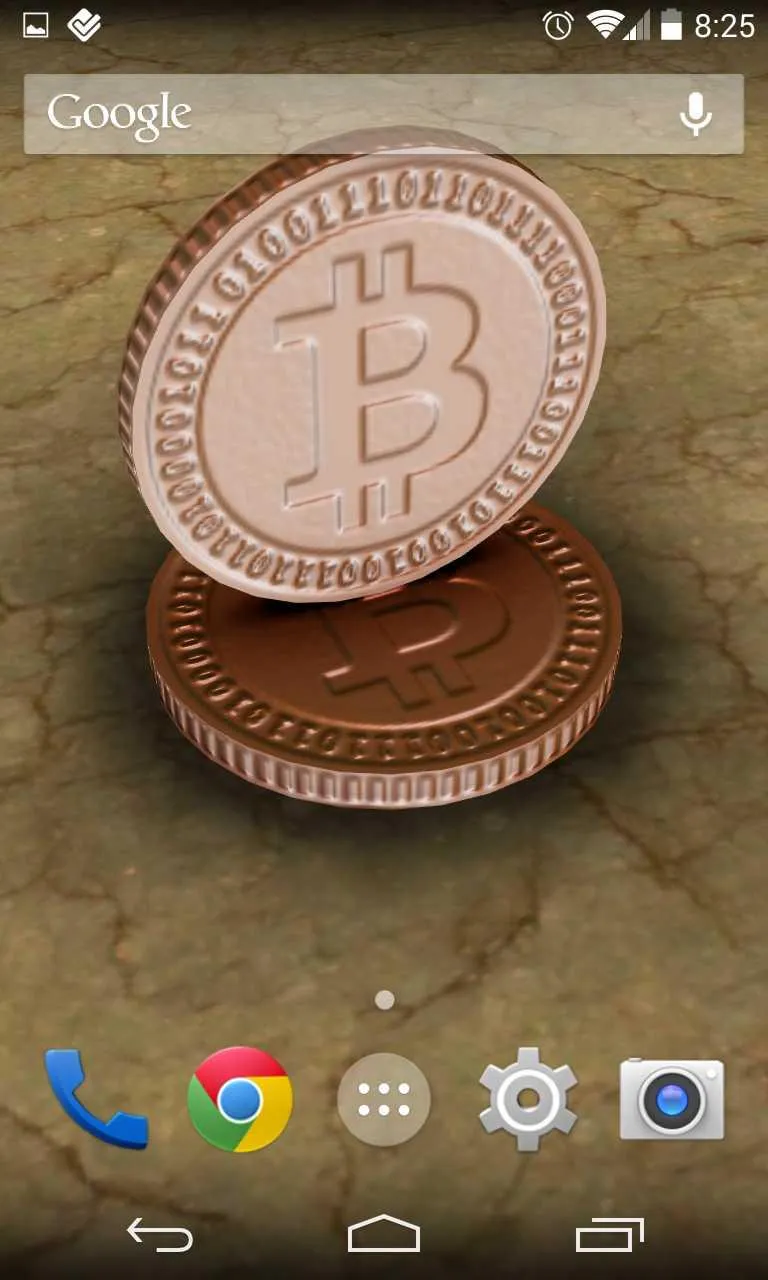 Bitcoins 3D Live Wallpaper | Indus Appstore | Screenshot