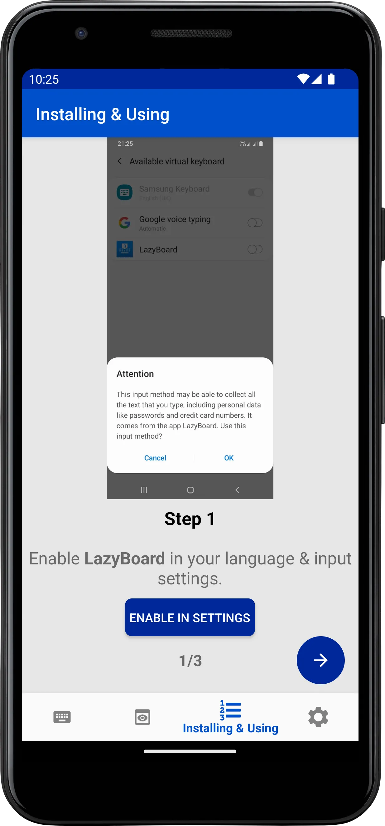 LazyBoard - Phrase Keyboard. | Indus Appstore | Screenshot