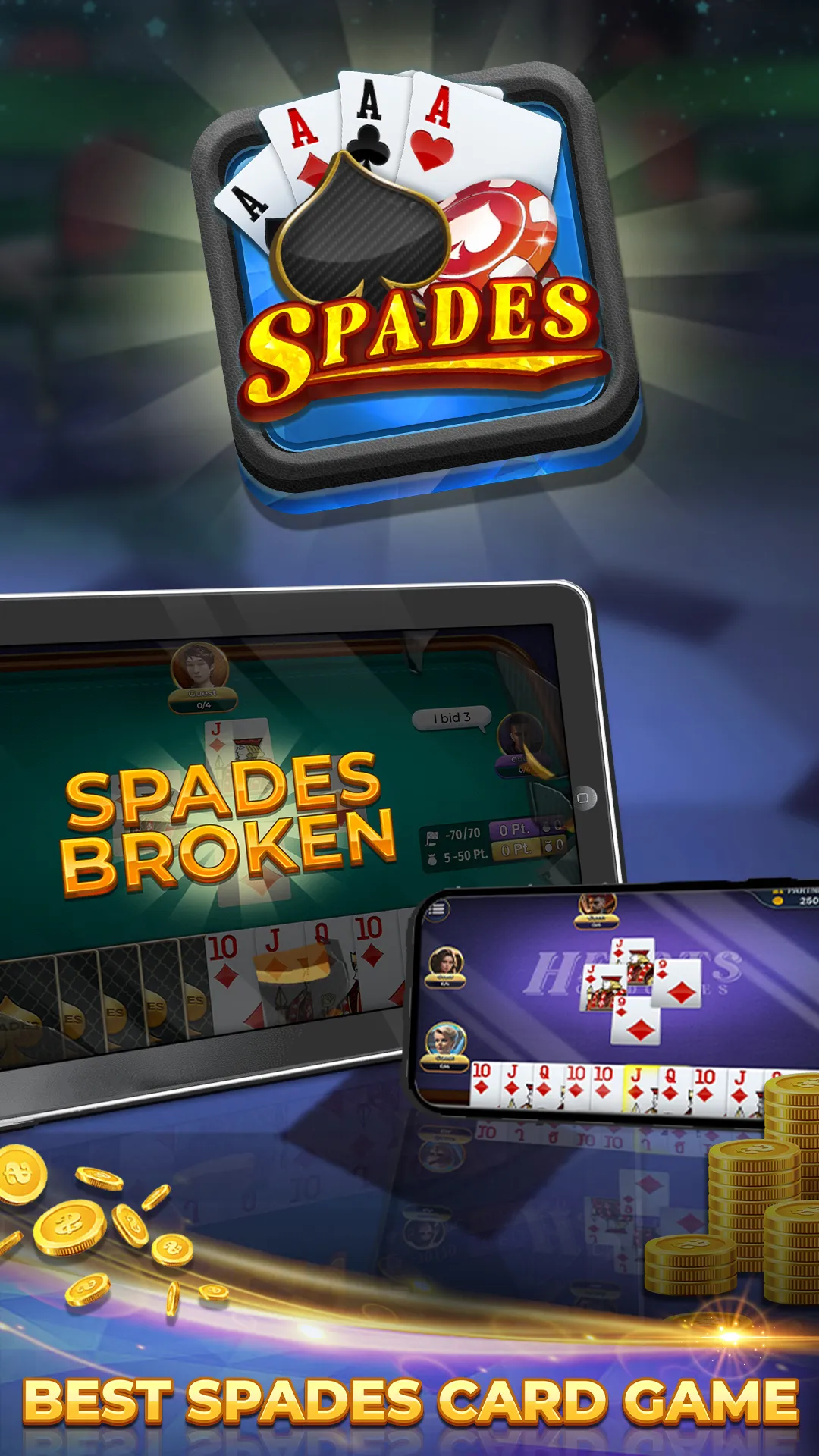 Spades Classic - Card Game | Indus Appstore | Screenshot