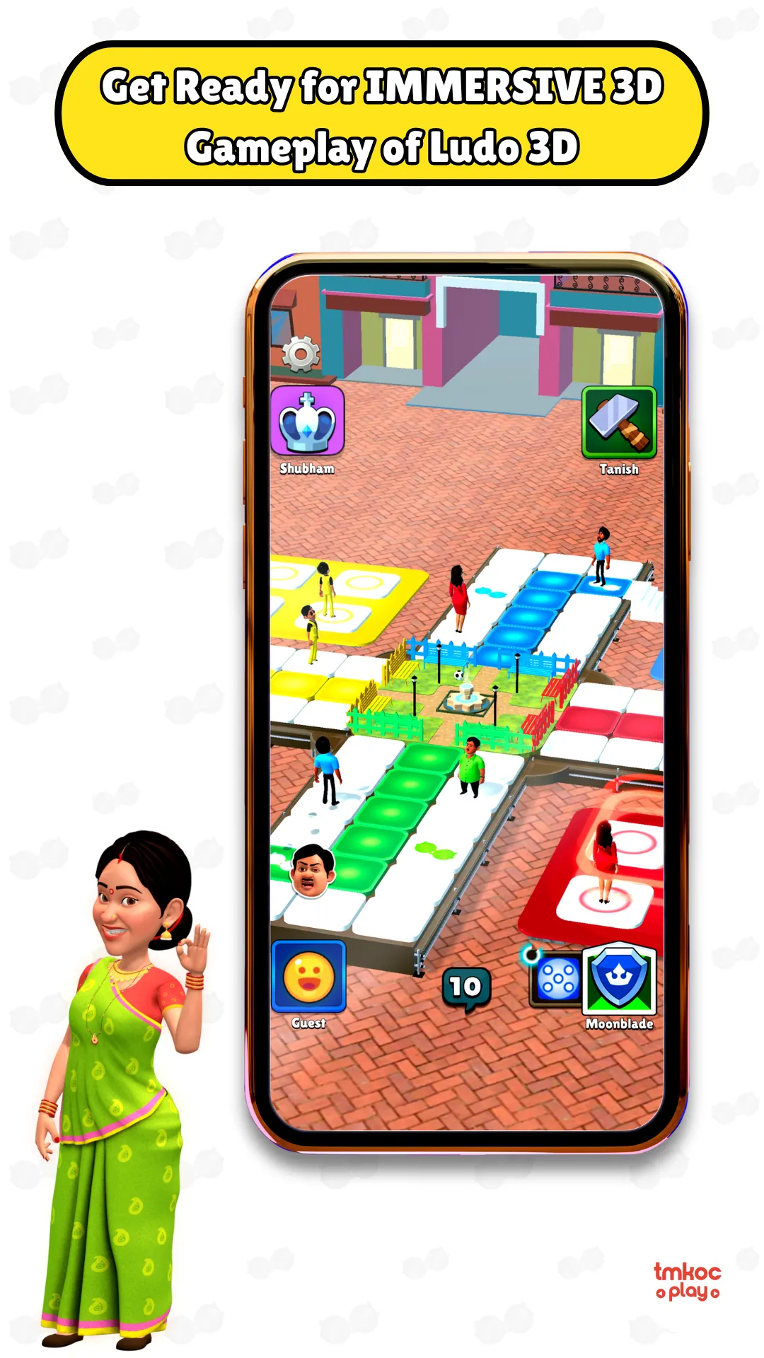 LUDO 3D | TMKOC Game | Indus Appstore | Screenshot