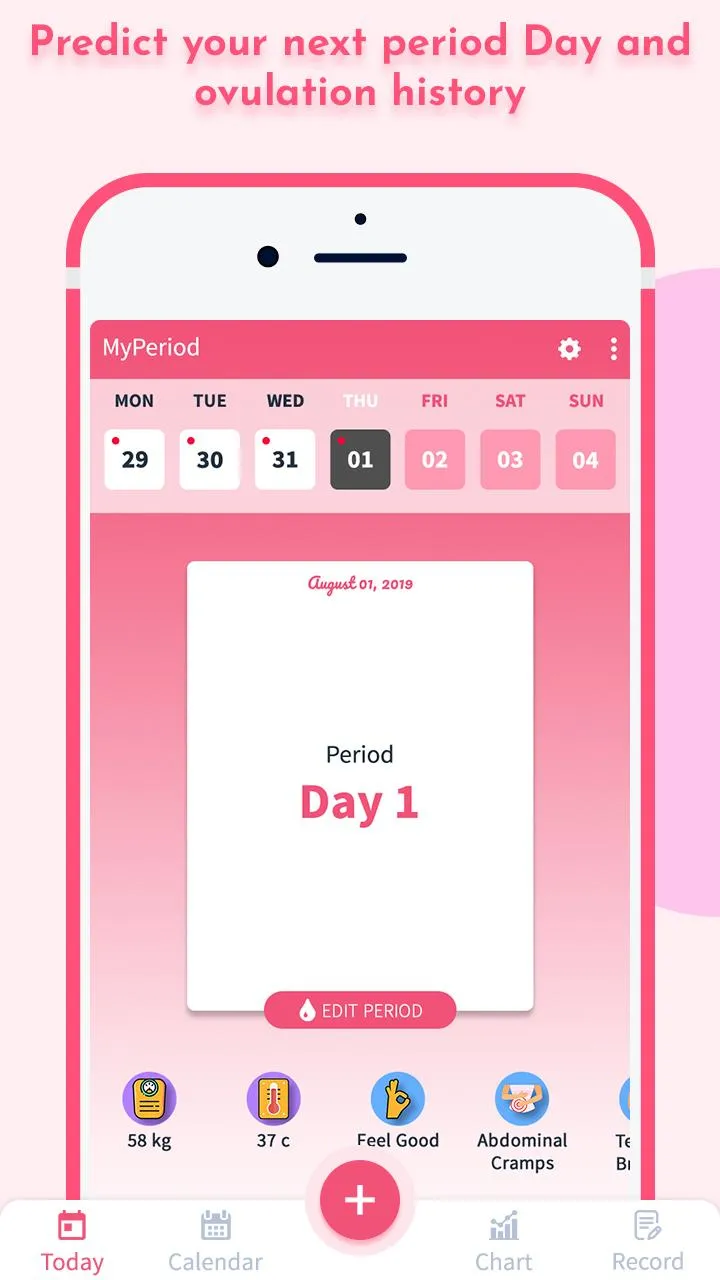 MyPeriod : Period Tracker | Indus Appstore | Screenshot