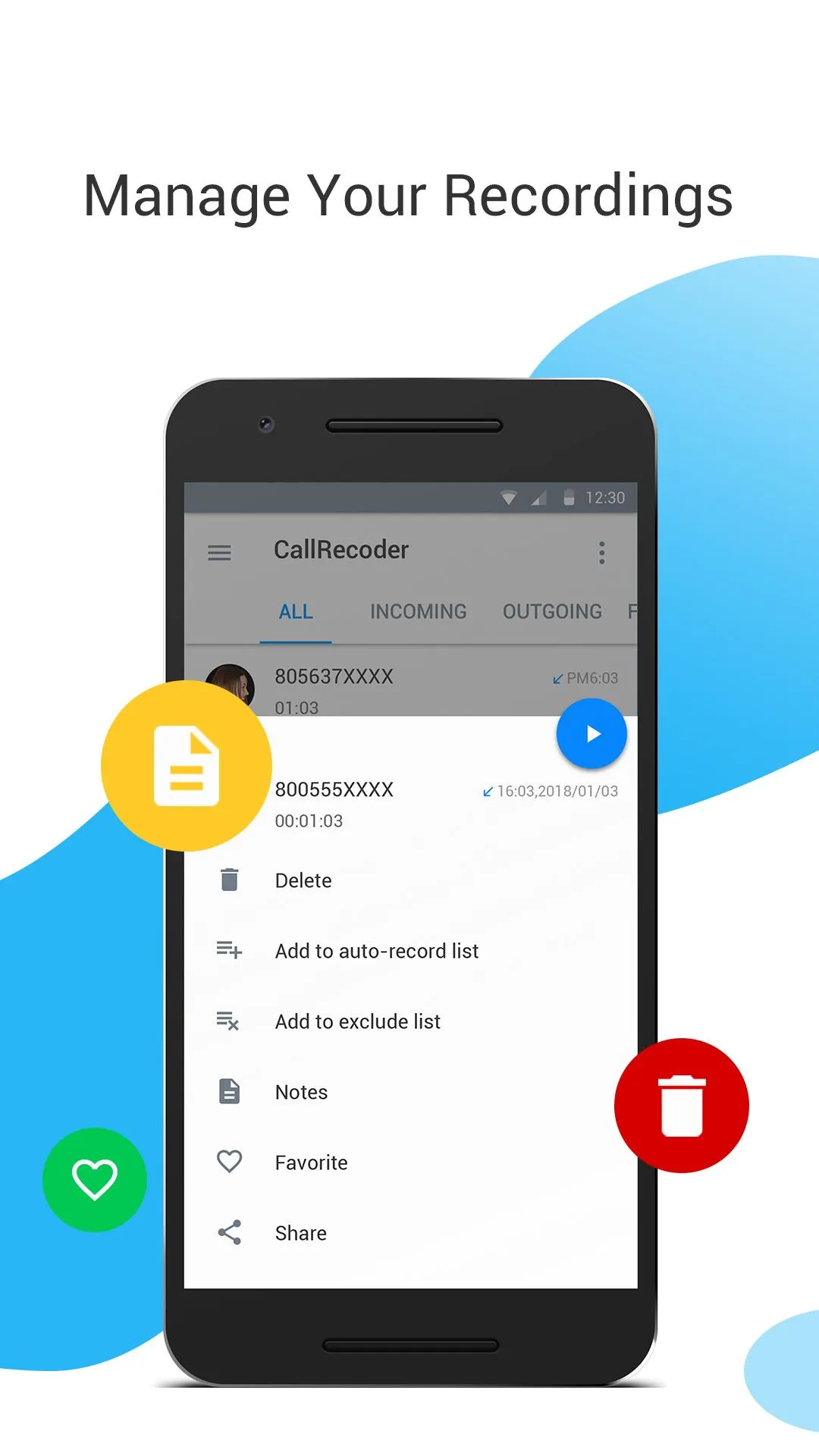 Call Recorder: Voice Recorder | Indus Appstore | Screenshot