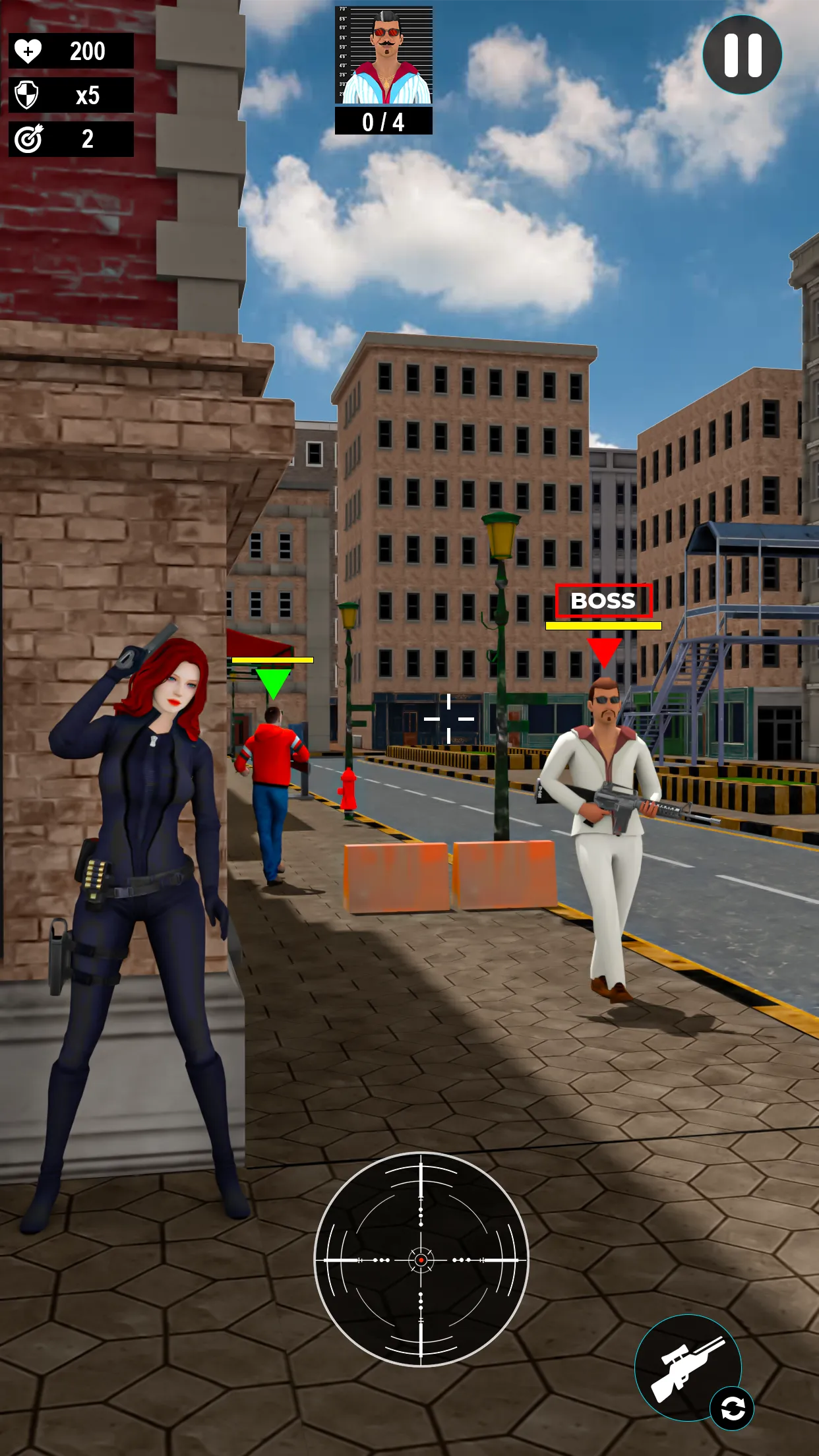 Hitman Sniper 3D Shooting Game | Indus Appstore | Screenshot