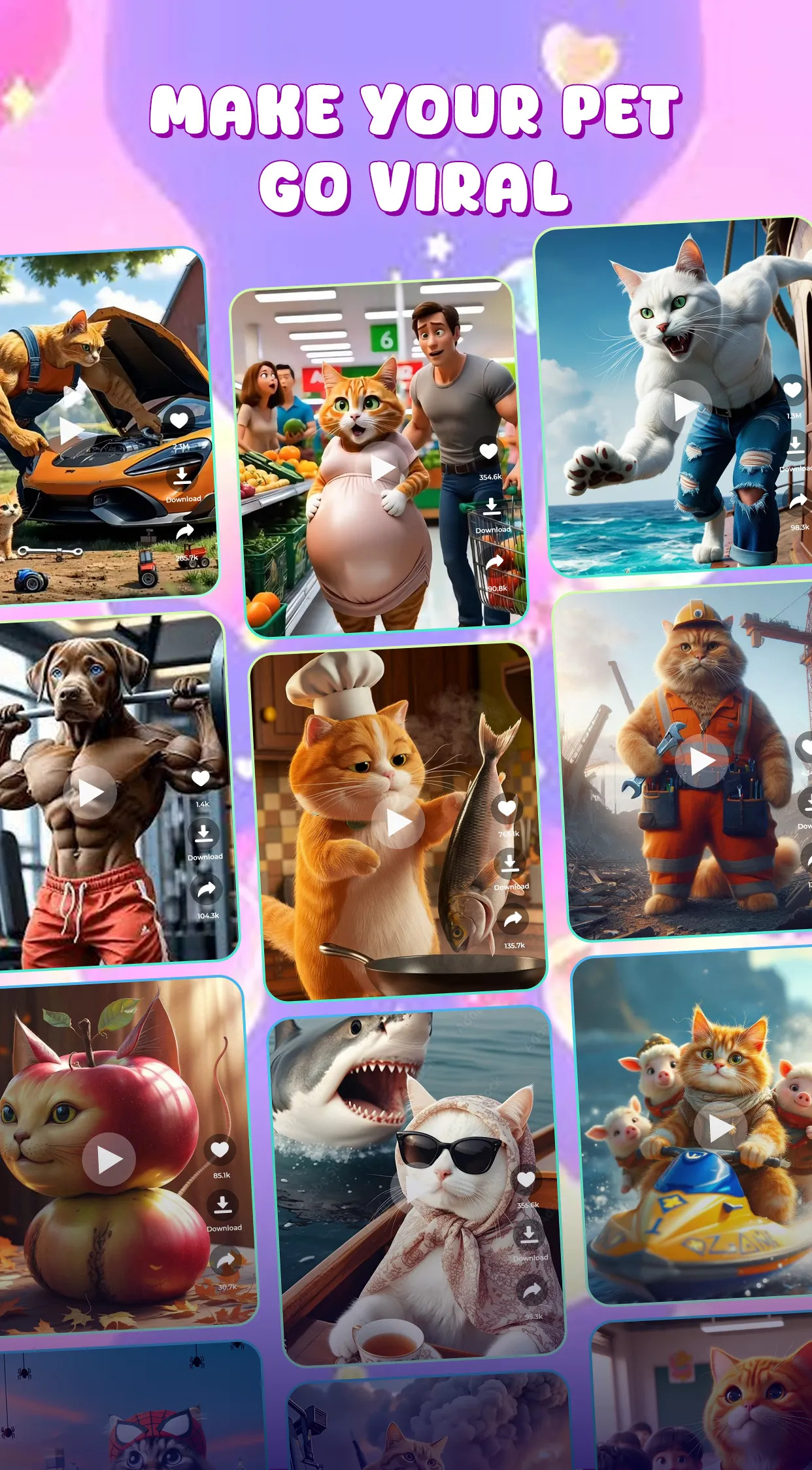 Cat Video Generator: Flix AI | Indus Appstore | Screenshot