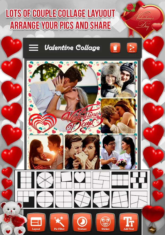 Love Photo Collage Maker | Indus Appstore | Screenshot
