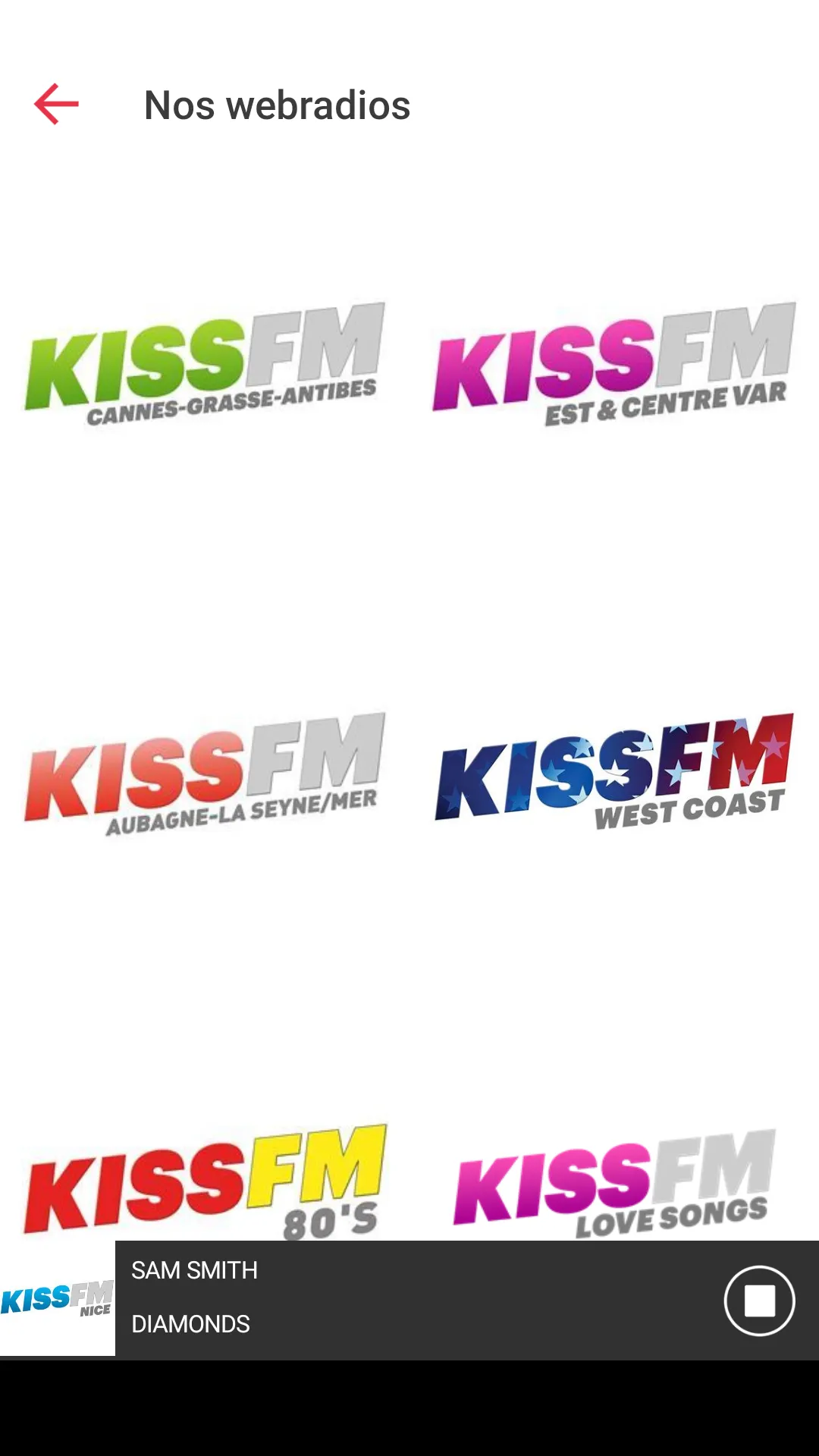 Kiss FM - L'esprit du sud | Indus Appstore | Screenshot