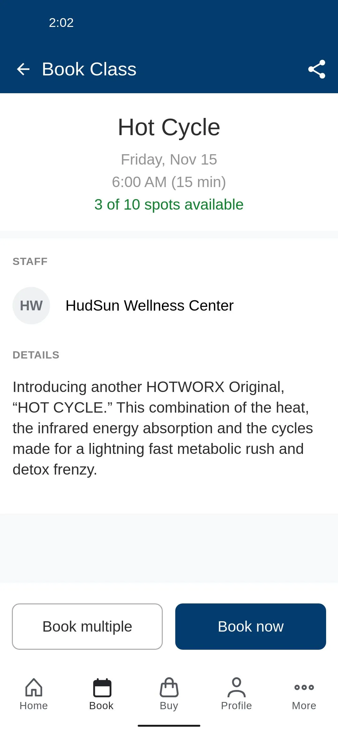 HudSun Wellness Center | Indus Appstore | Screenshot