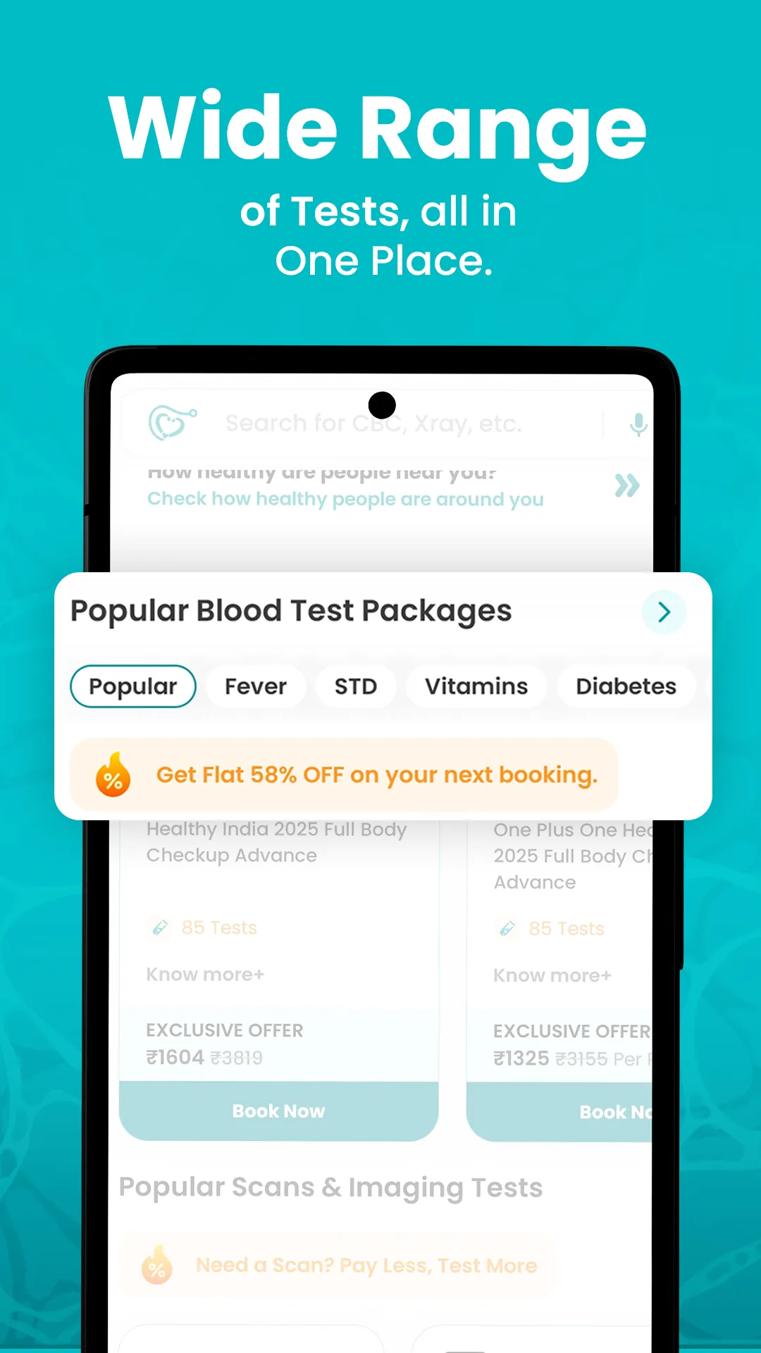 Healthians -Full Body Checkup | Indus Appstore | Screenshot