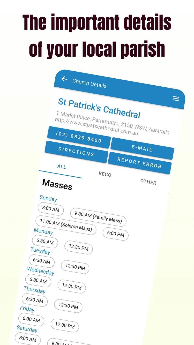 Diocese of Parramatta | Indus Appstore | Screenshot