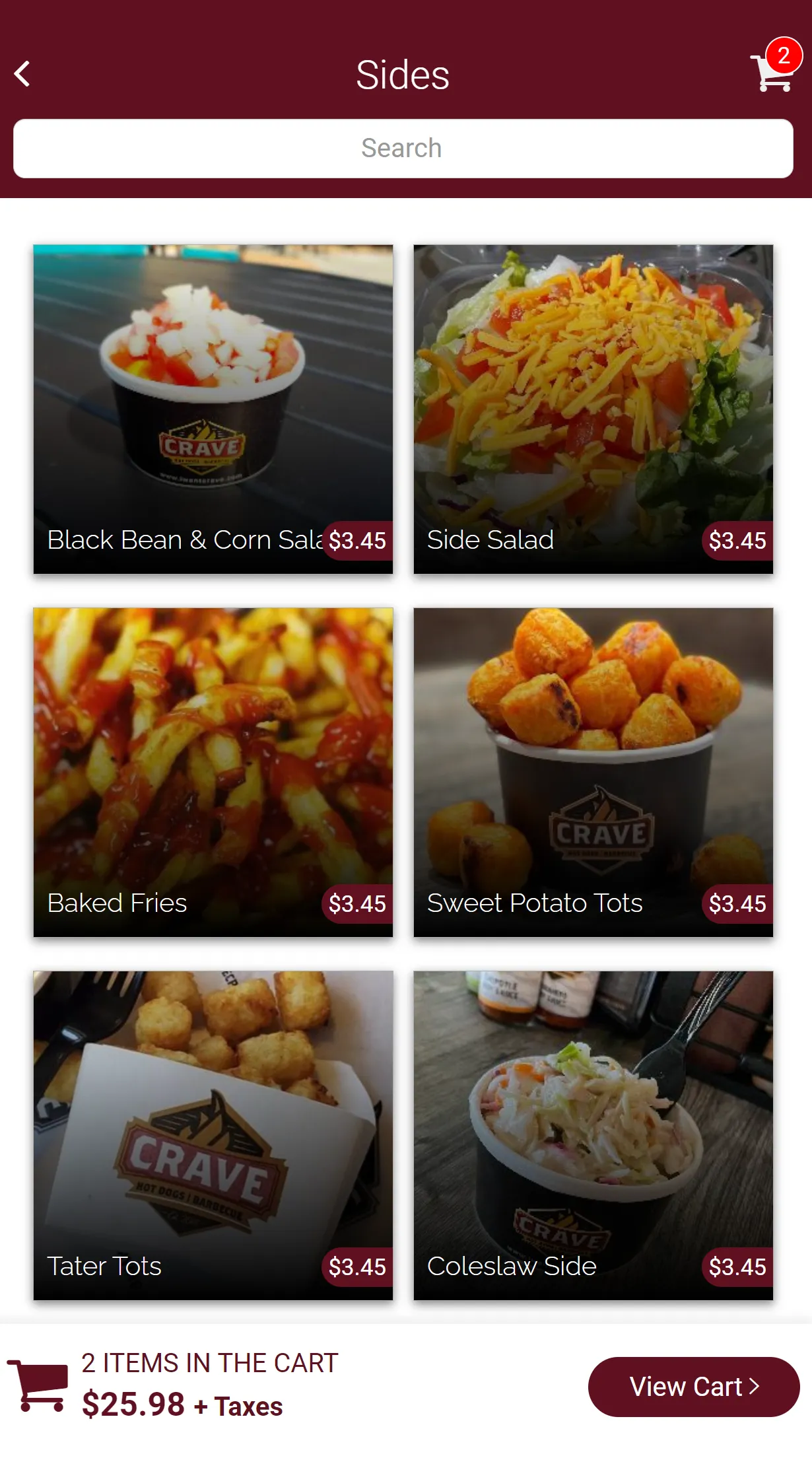 Crave Hot Dogs & BBQ | Indus Appstore | Screenshot