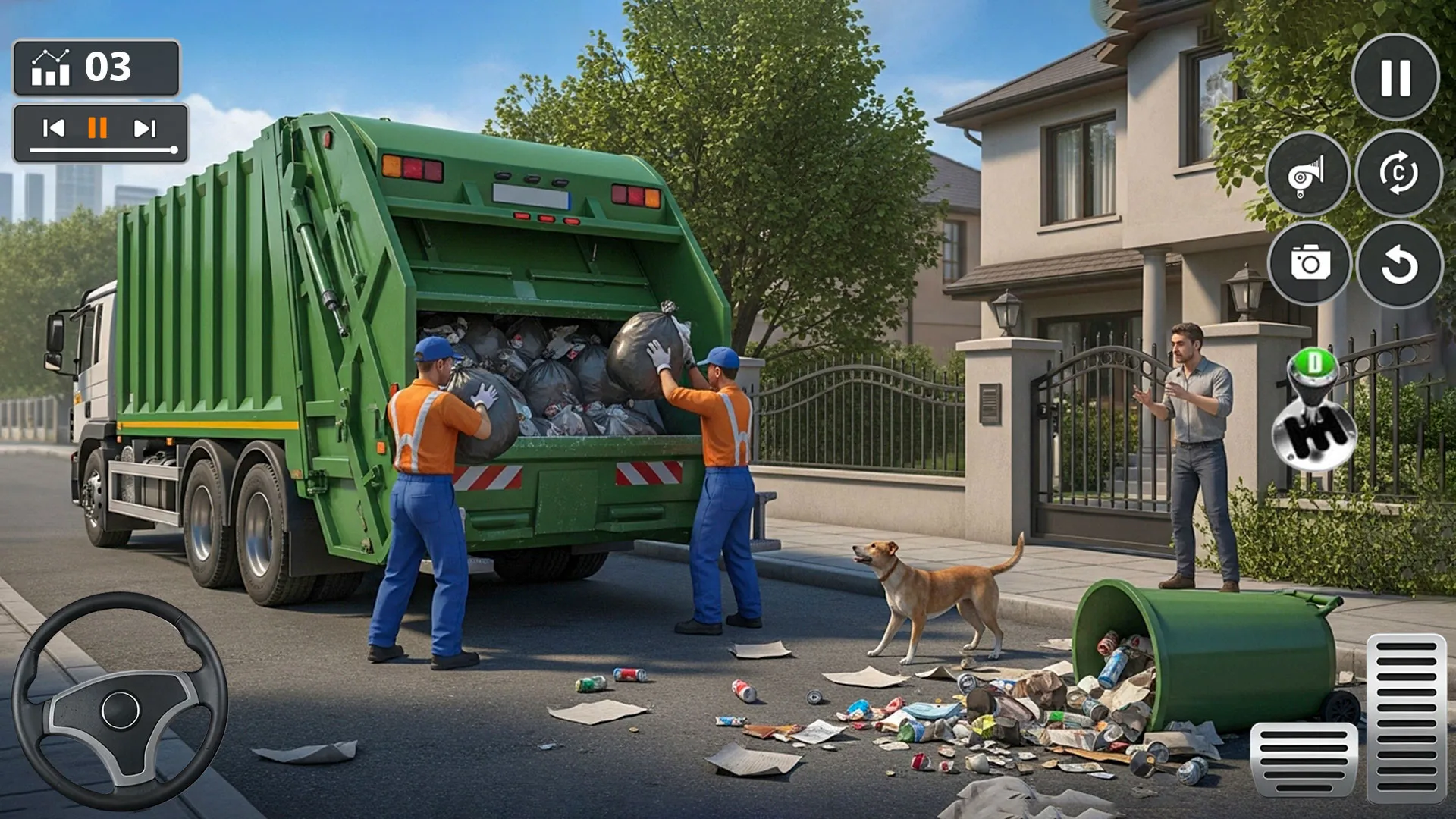 City Garbage Trash Truck Game | Indus Appstore | Screenshot