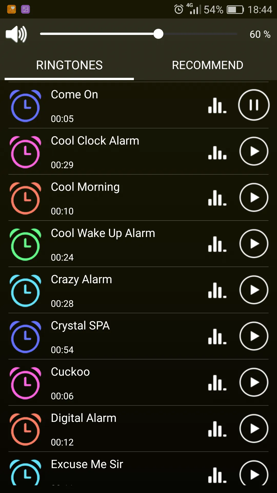 Funny Alarm Clock Ringtones | Indus Appstore | Screenshot