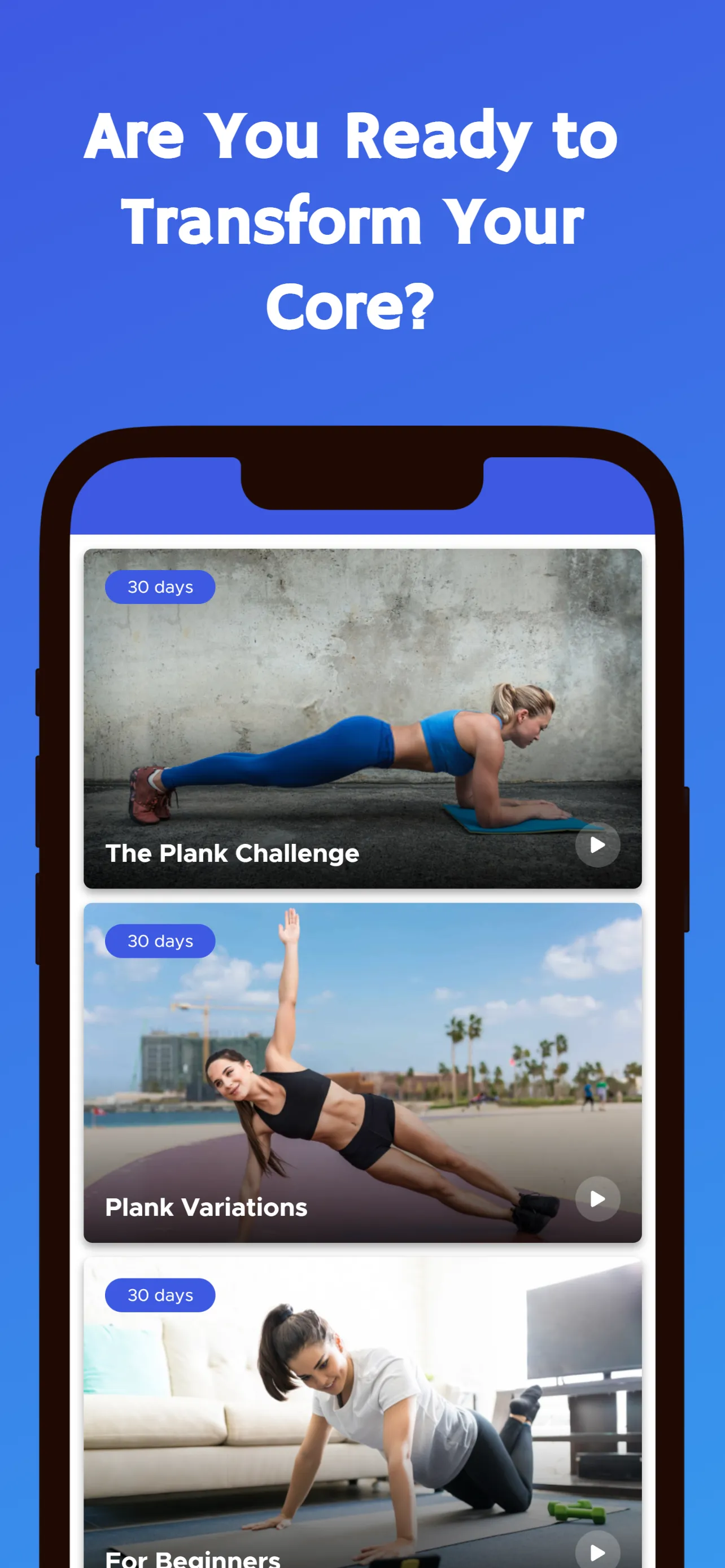 30 Day Plank Challenge | Indus Appstore | Screenshot