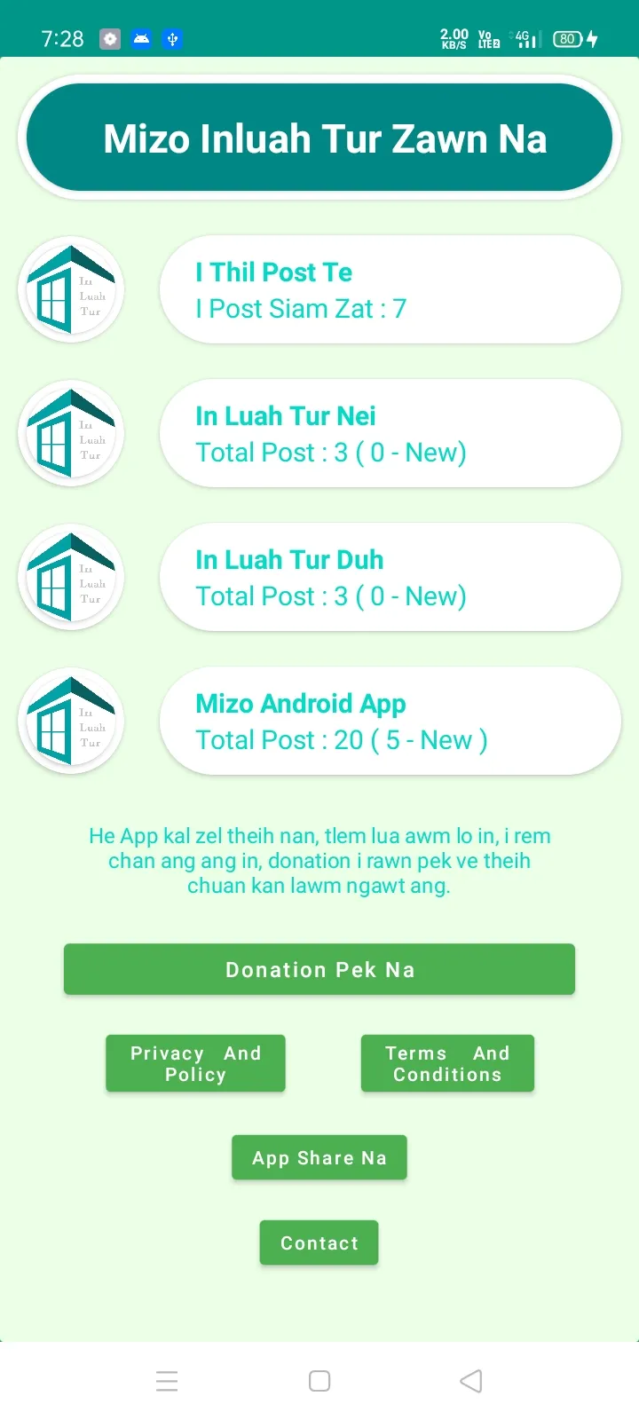 In Luah Tur Zawn Na Mizoram | Indus Appstore | Screenshot