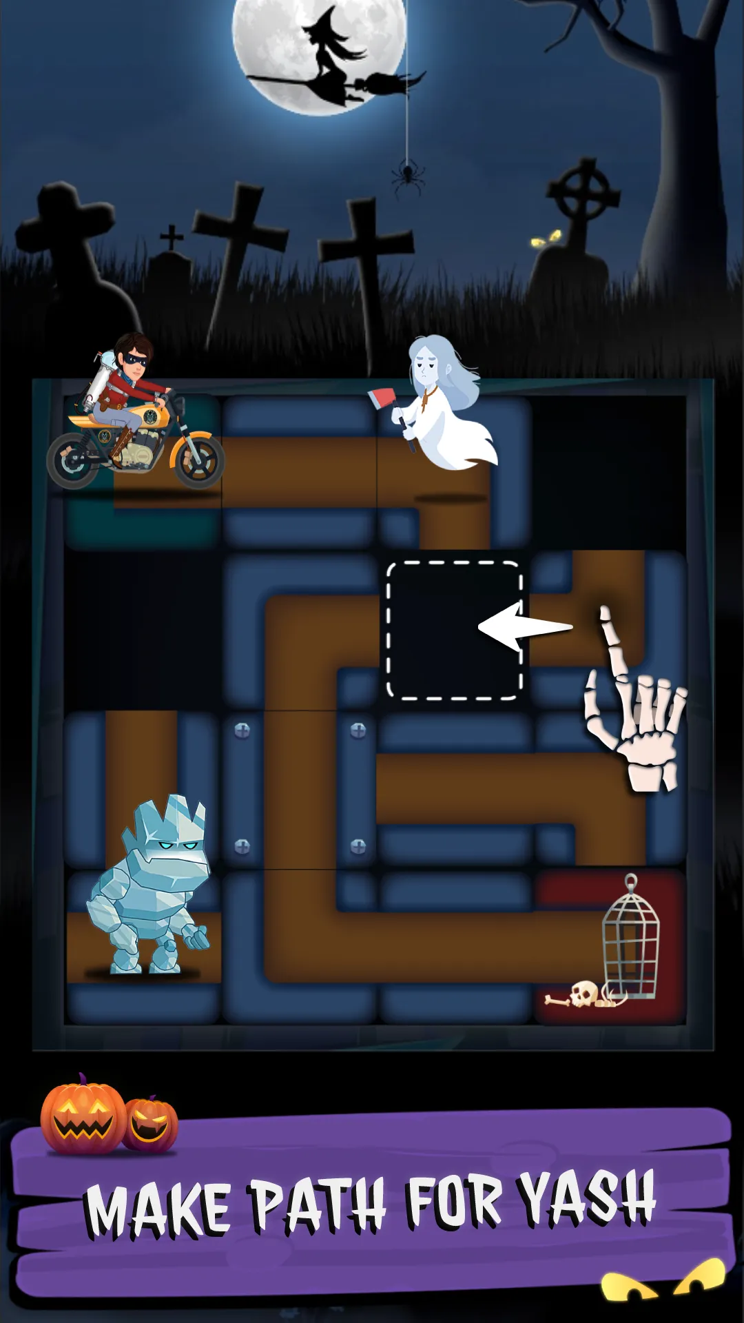 Ghost Hunter : Slide Puzzle | Indus Appstore | Screenshot