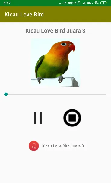 Suara Kicau Love Bird Juara | Indus Appstore | Screenshot