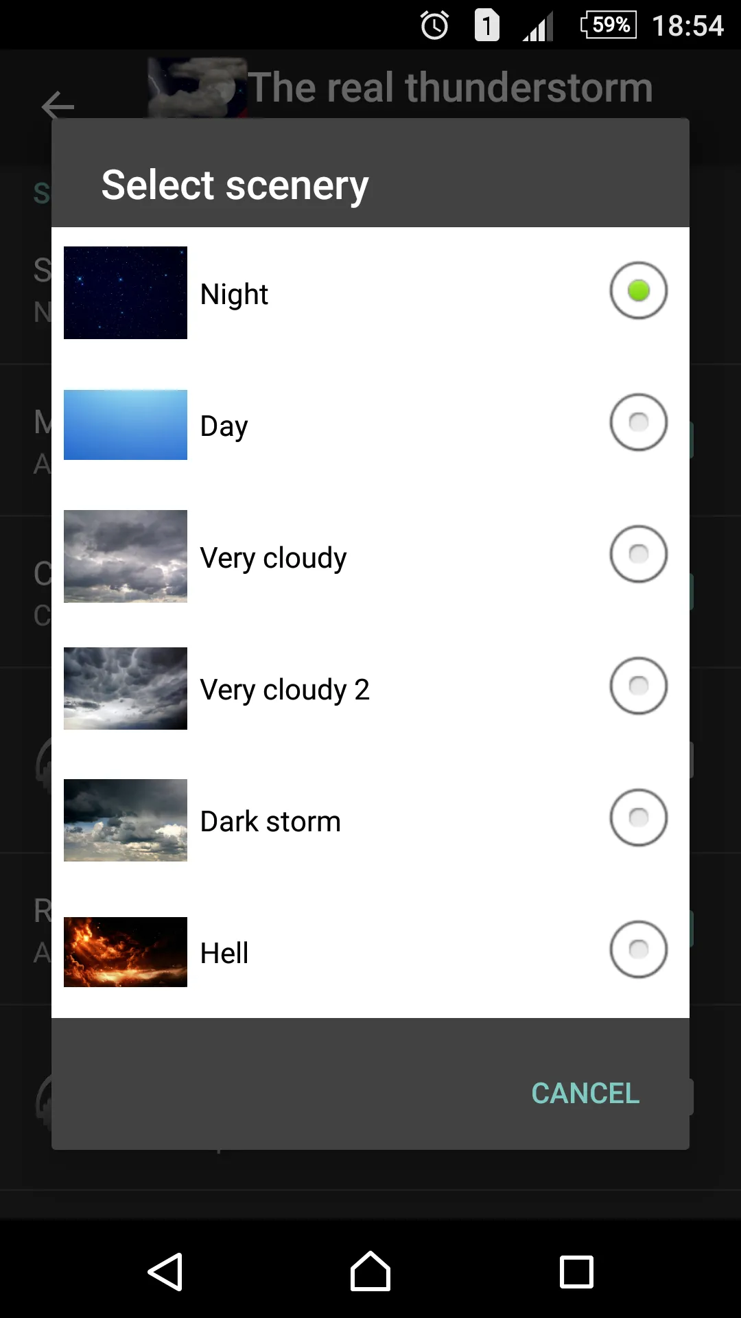 The real thunderstorm - LWP | Indus Appstore | Screenshot