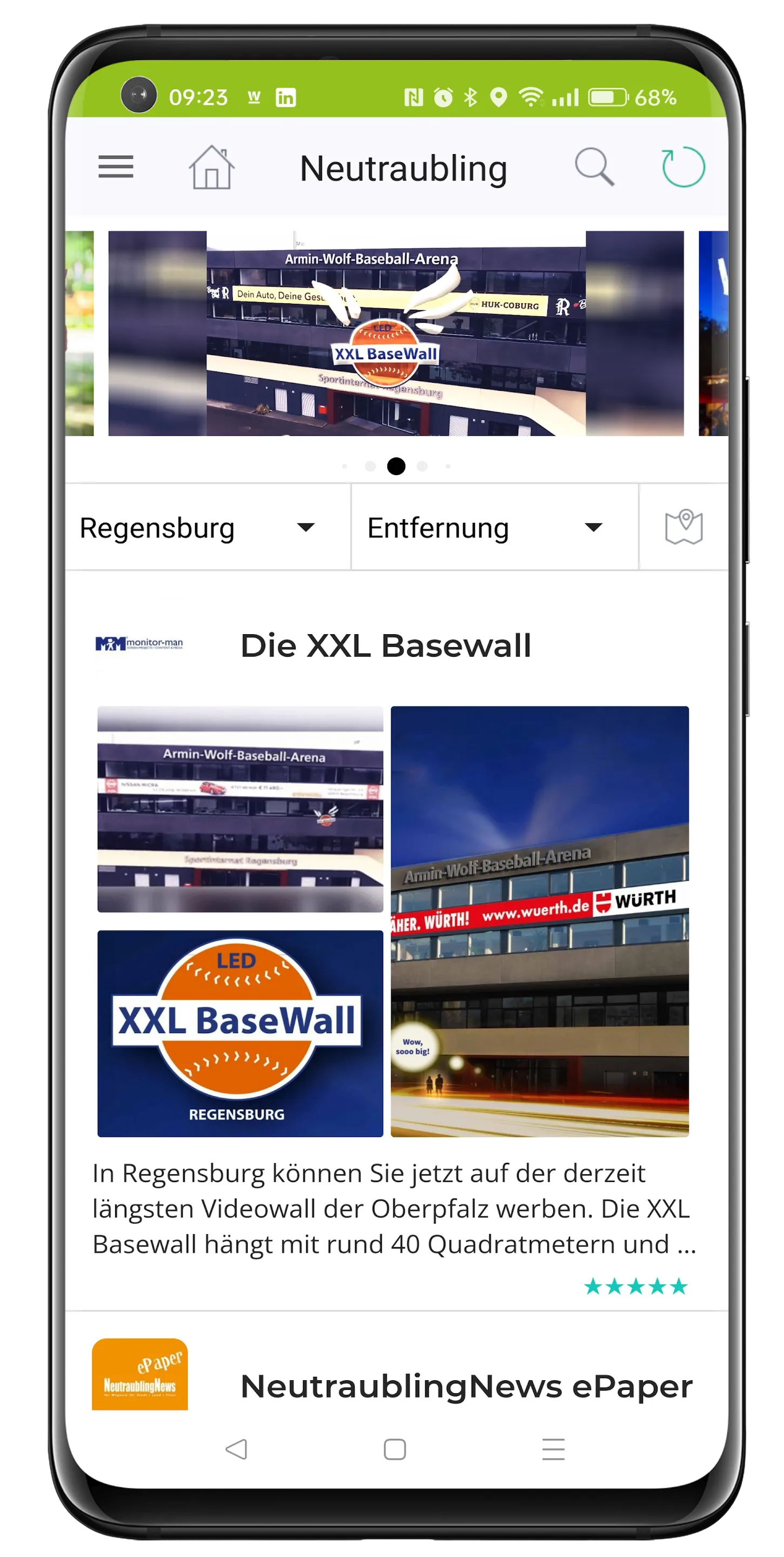 Neutraubling Regional | Indus Appstore | Screenshot