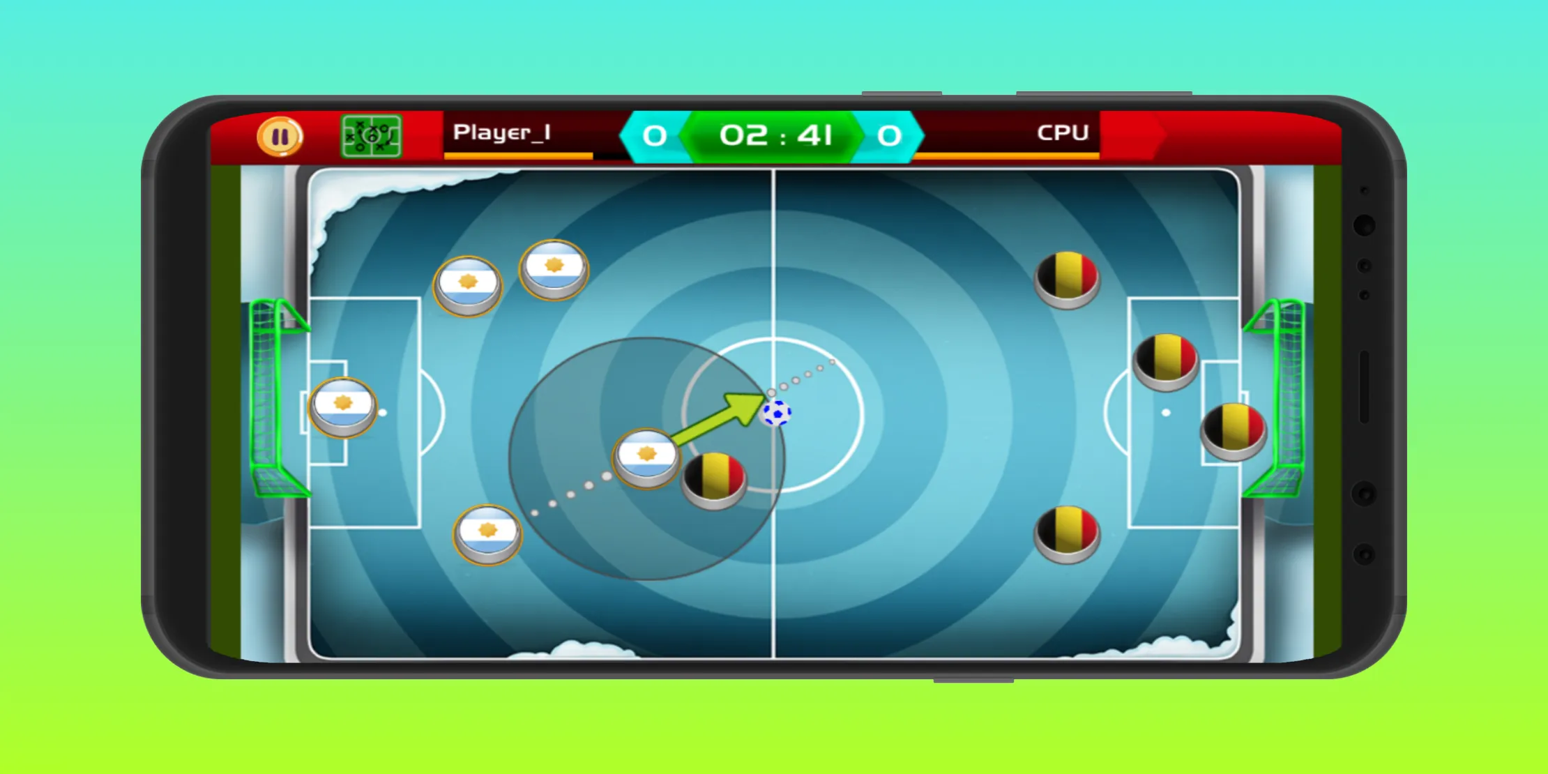 Virtual Finger Soccer | Indus Appstore | Screenshot