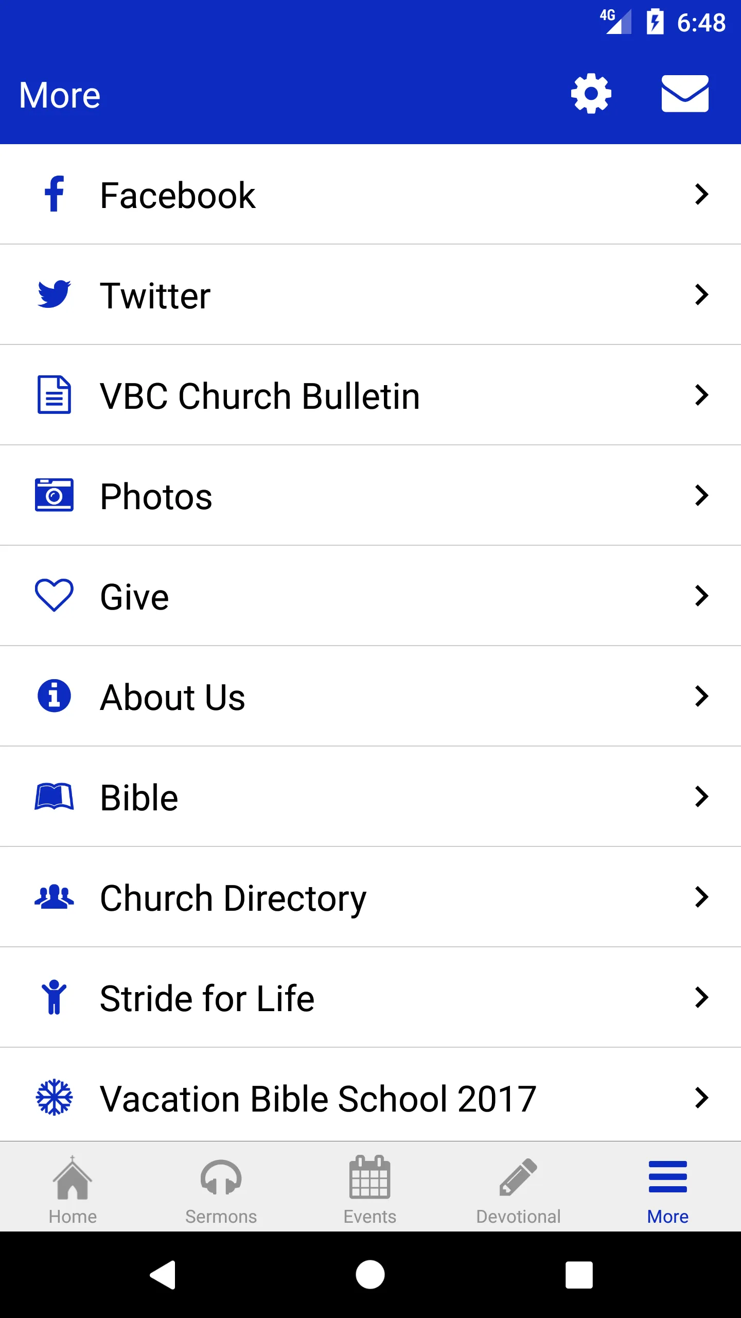 Valley Baptist Church VA | Indus Appstore | Screenshot