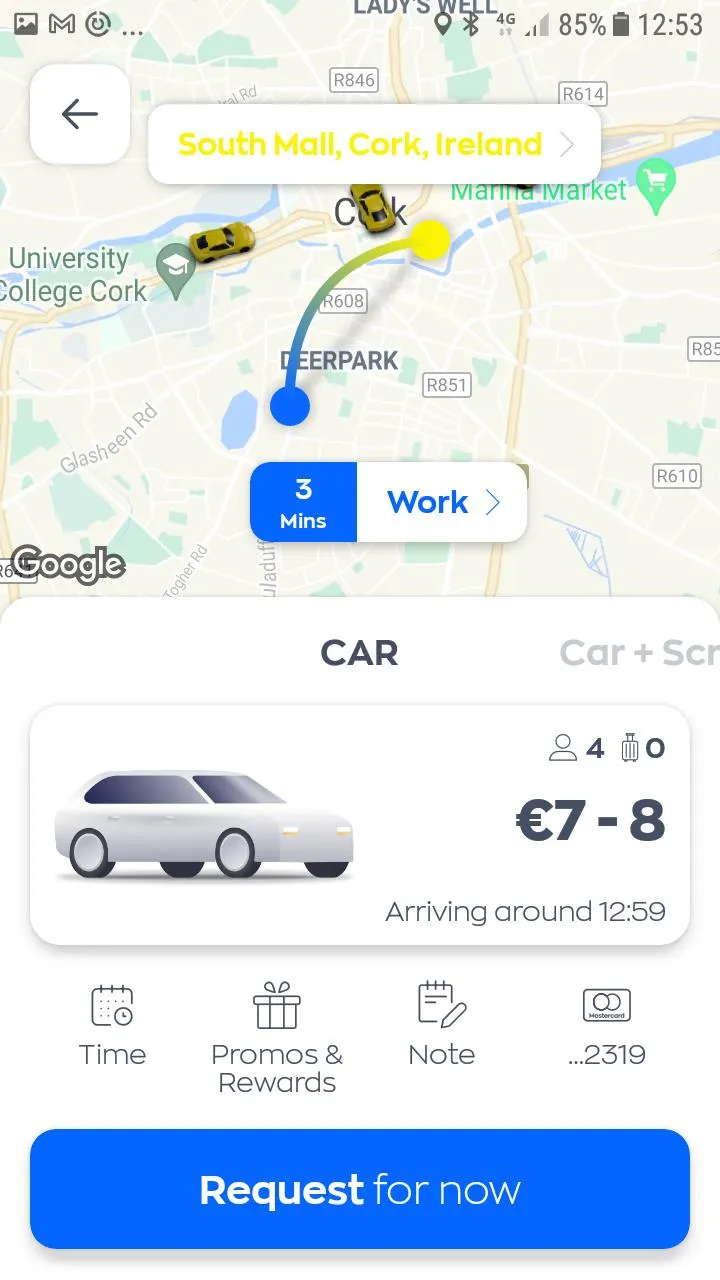 Satellite Taxis Cork | Indus Appstore | Screenshot