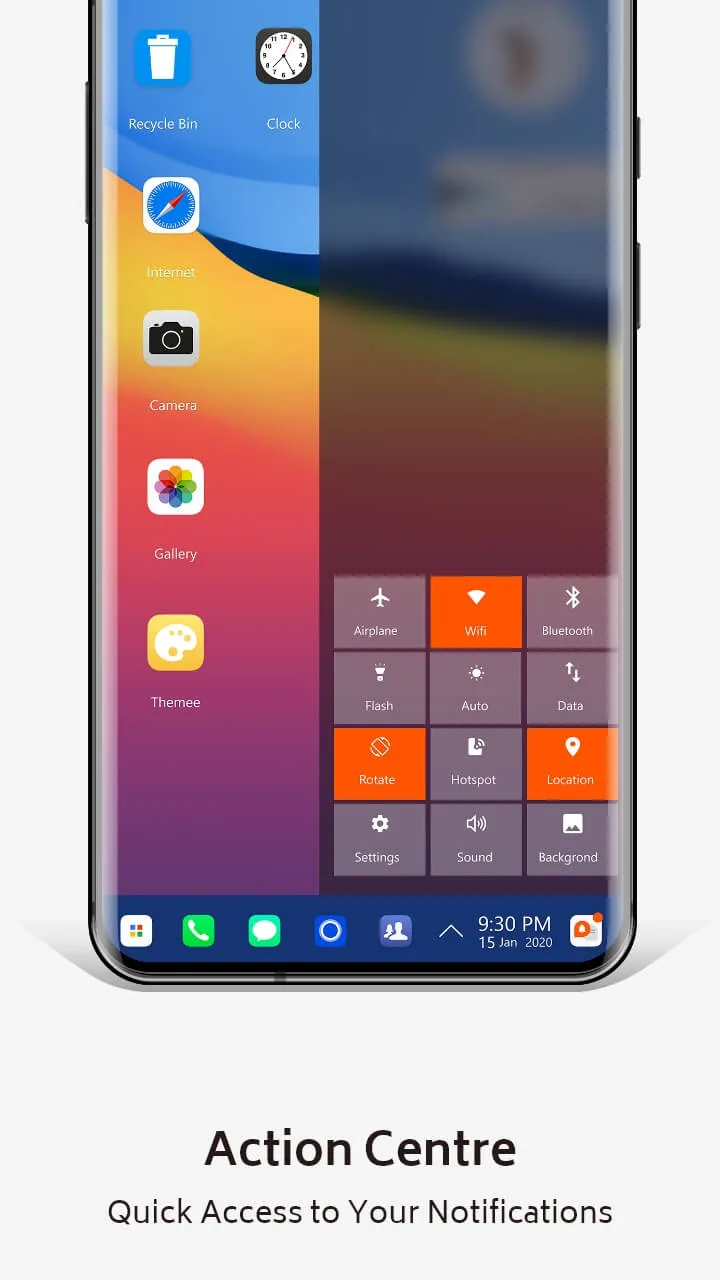 i-OS 16 Theme for Launcher | Indus Appstore | Screenshot