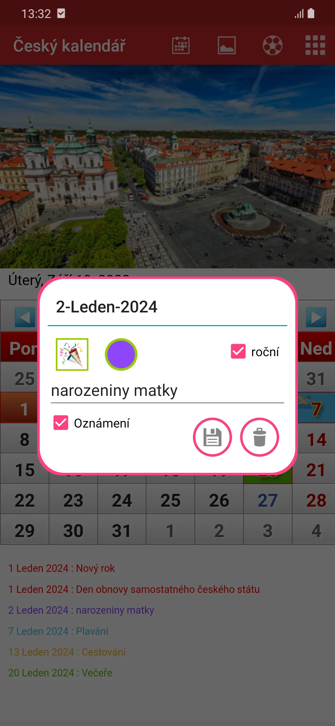 Czech Calendar 2024 | Indus Appstore | Screenshot