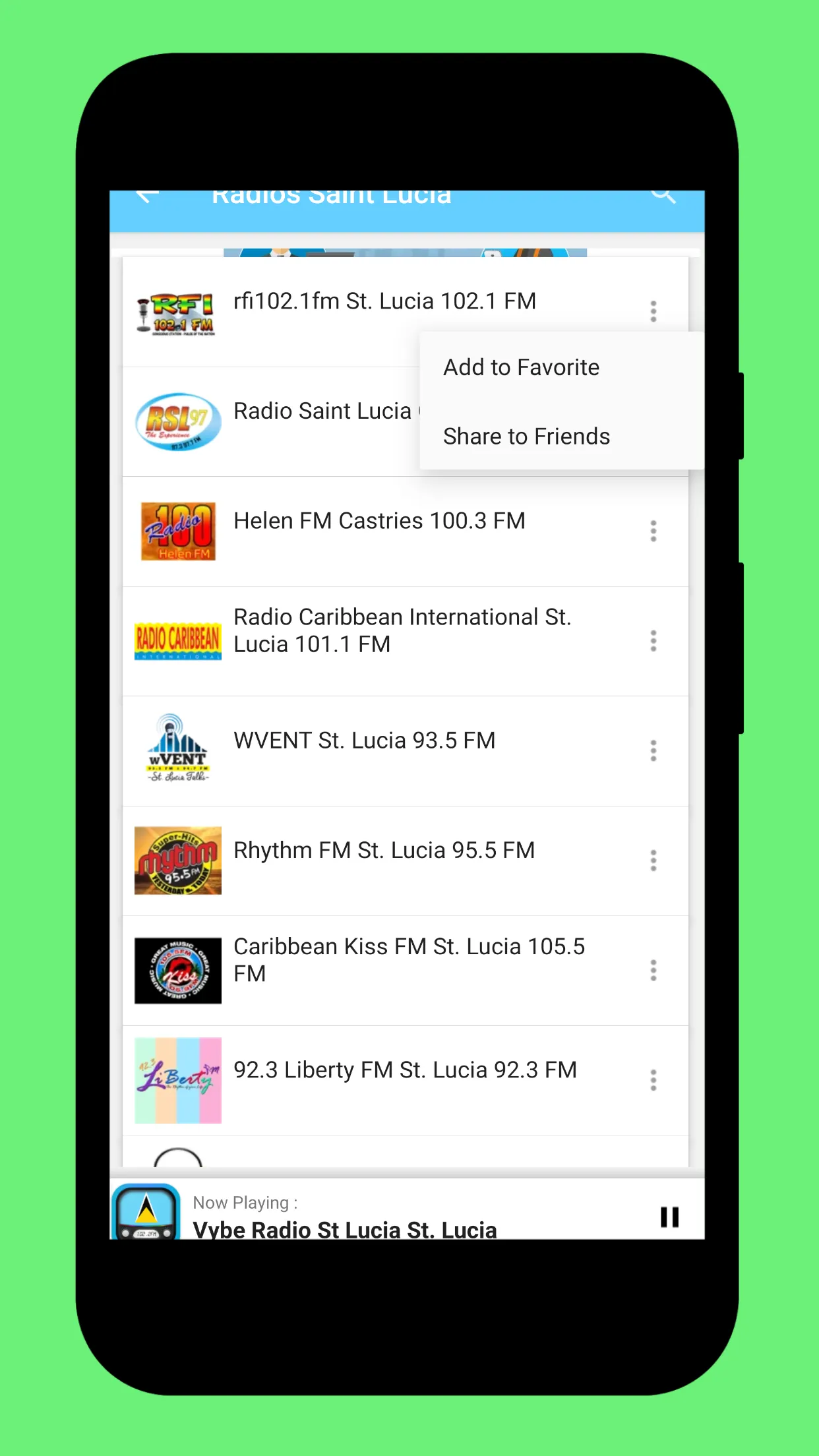 Radio Saint Lucia FM + Online | Indus Appstore | Screenshot