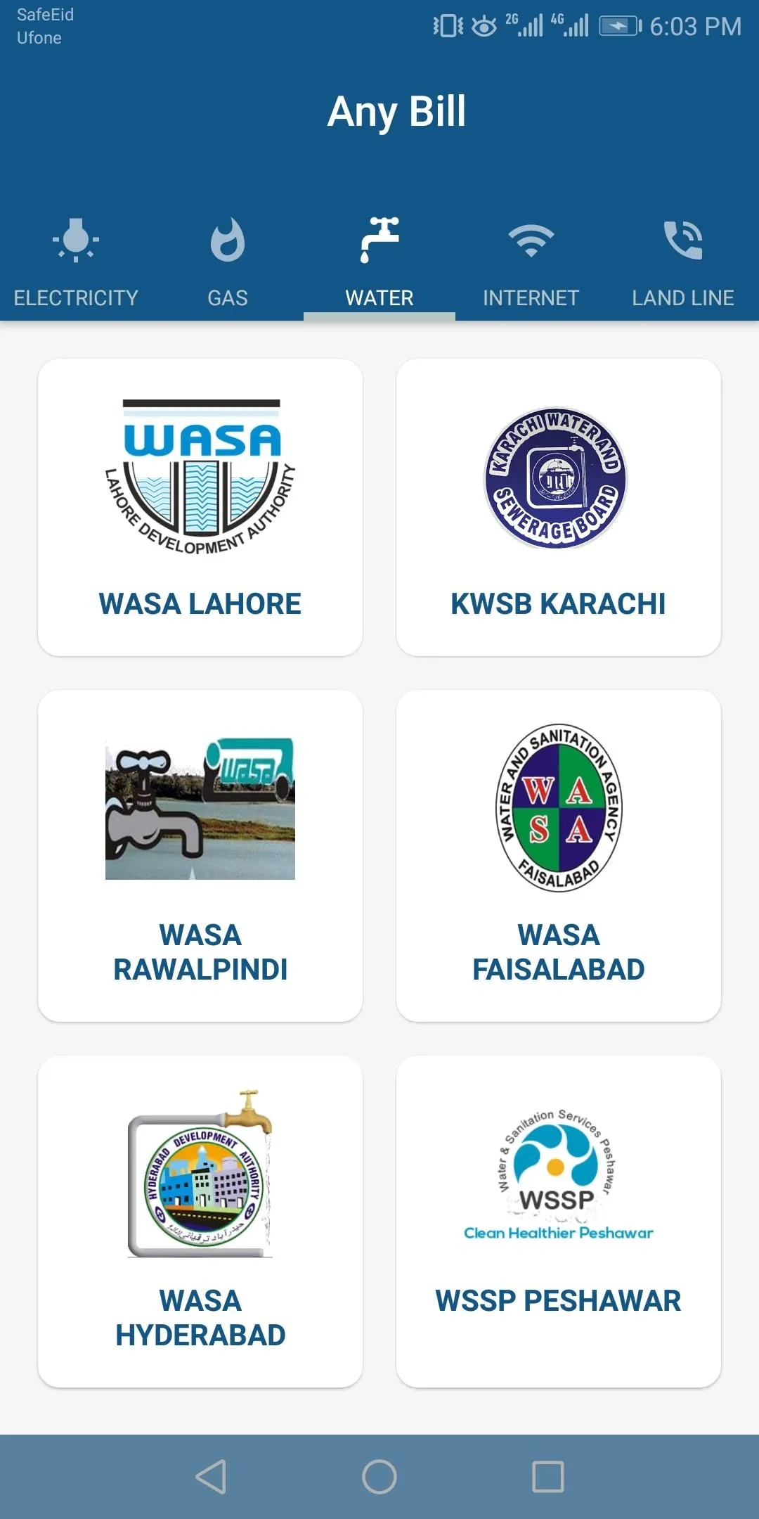 Any Bill Pakistan | Indus Appstore | Screenshot