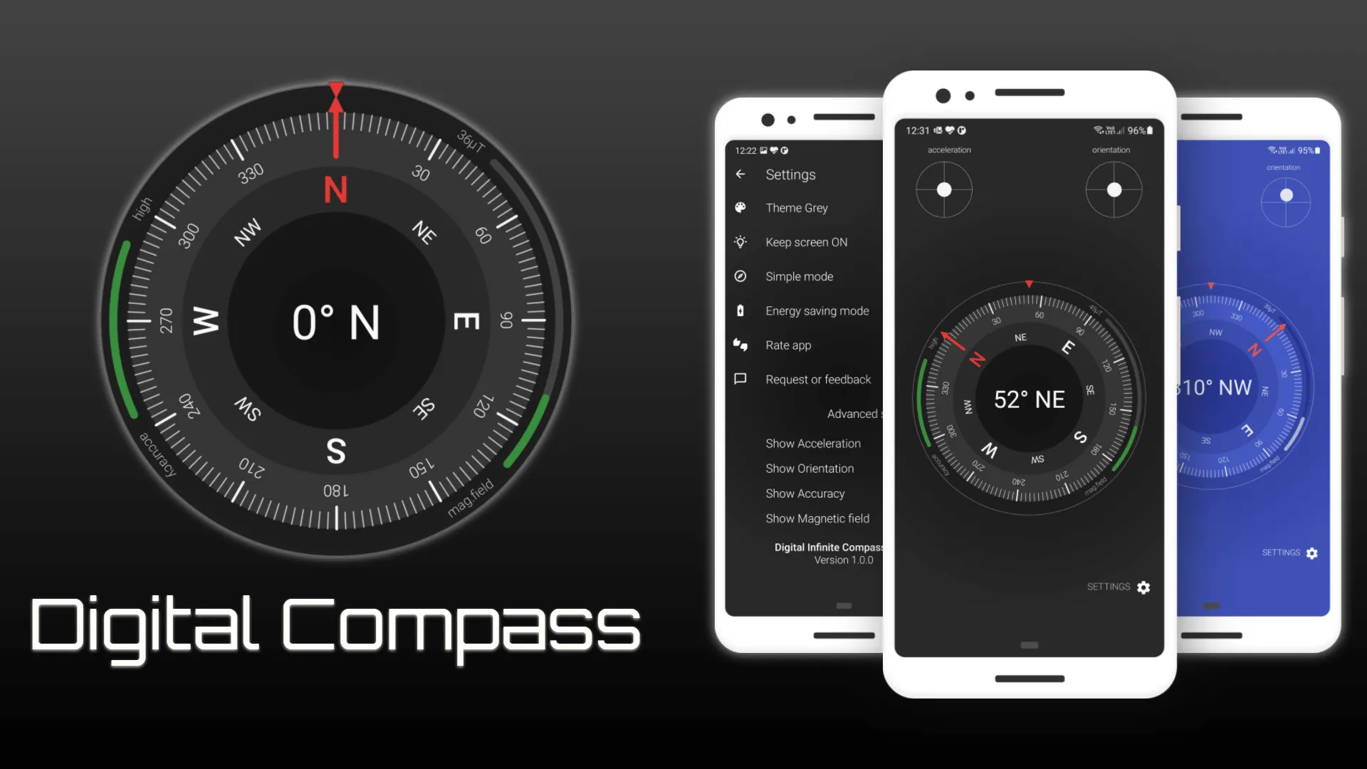 Digital Compass - Smart Tool | Indus Appstore | Screenshot