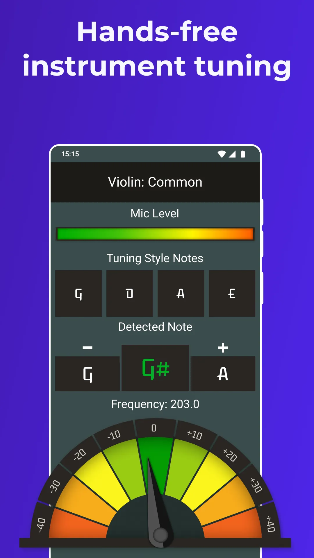 Instrument Tuner | Indus Appstore | Screenshot