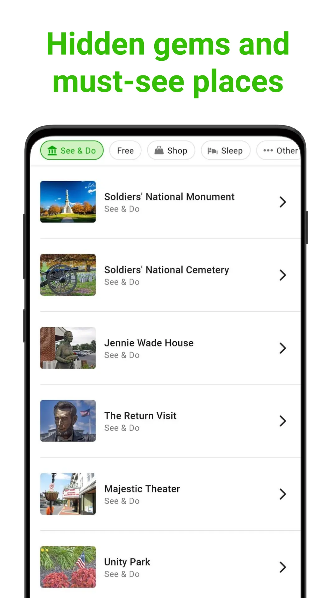 Gettysburg SmartGuide | Indus Appstore | Screenshot