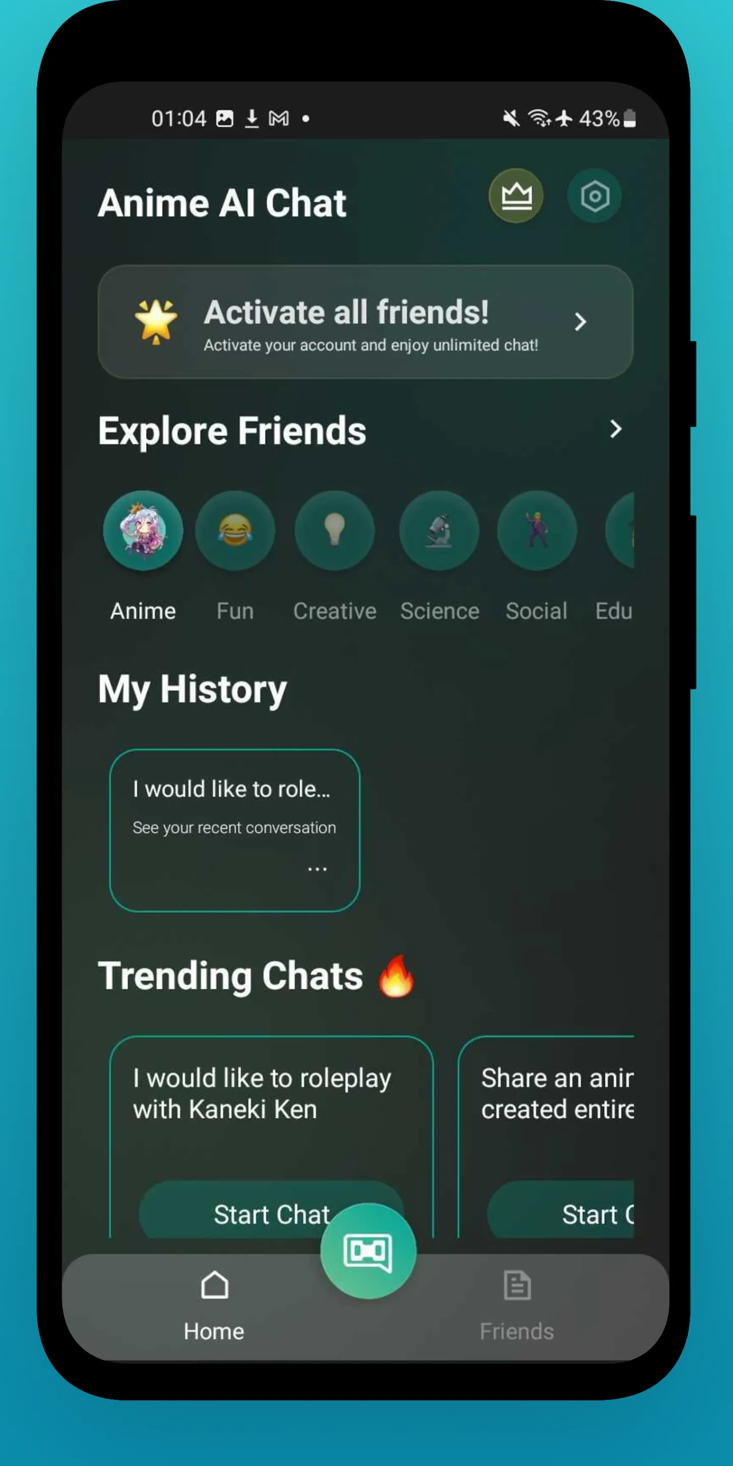 Anime AI: AI-powered Chat | Indus Appstore | Screenshot