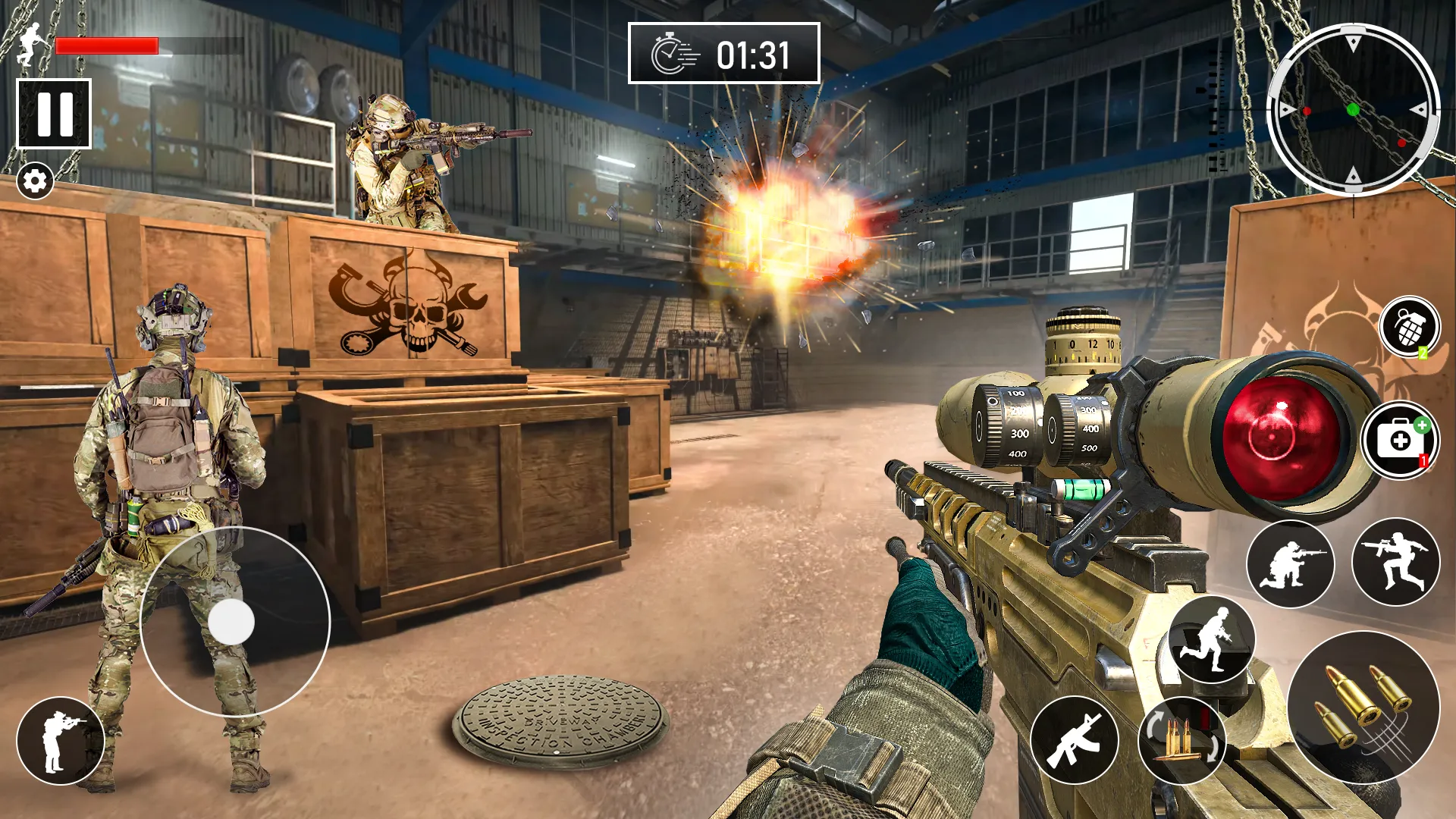 FPS Shooting Gun Strike War 2 | Indus Appstore | Screenshot