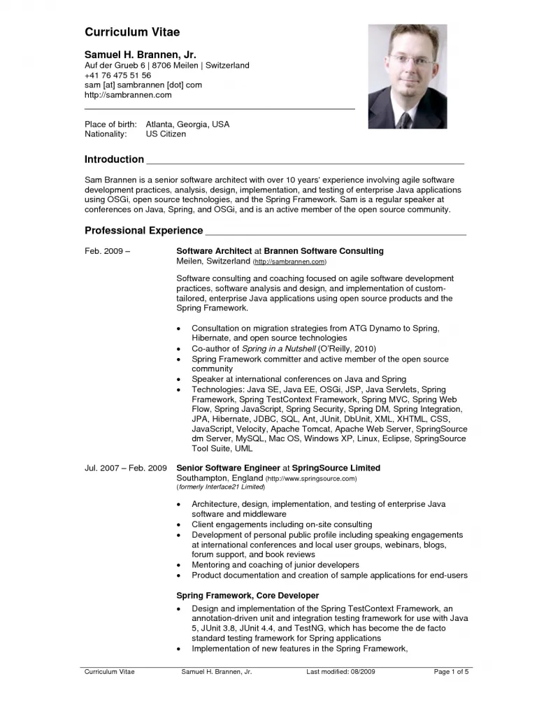 CV Examples: PDF CV Templates | Indus Appstore | Screenshot