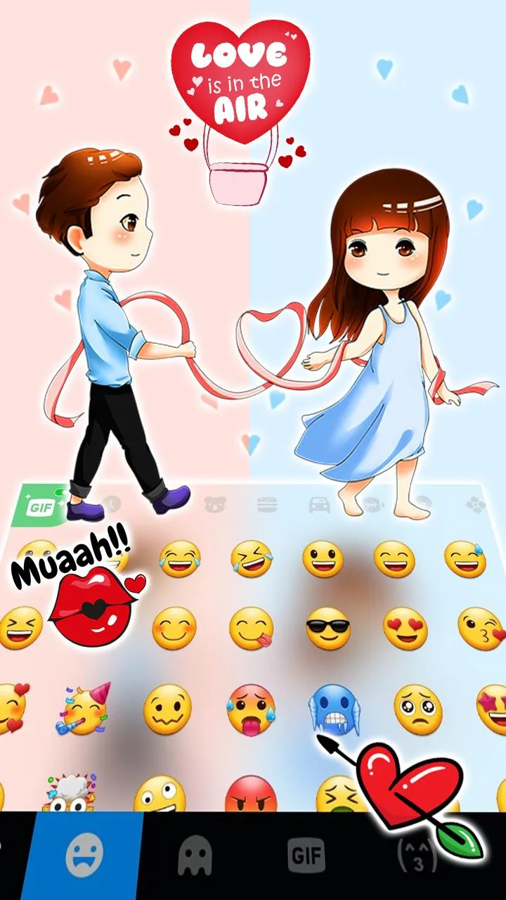 True Love Keyboard Theme | Indus Appstore | Screenshot