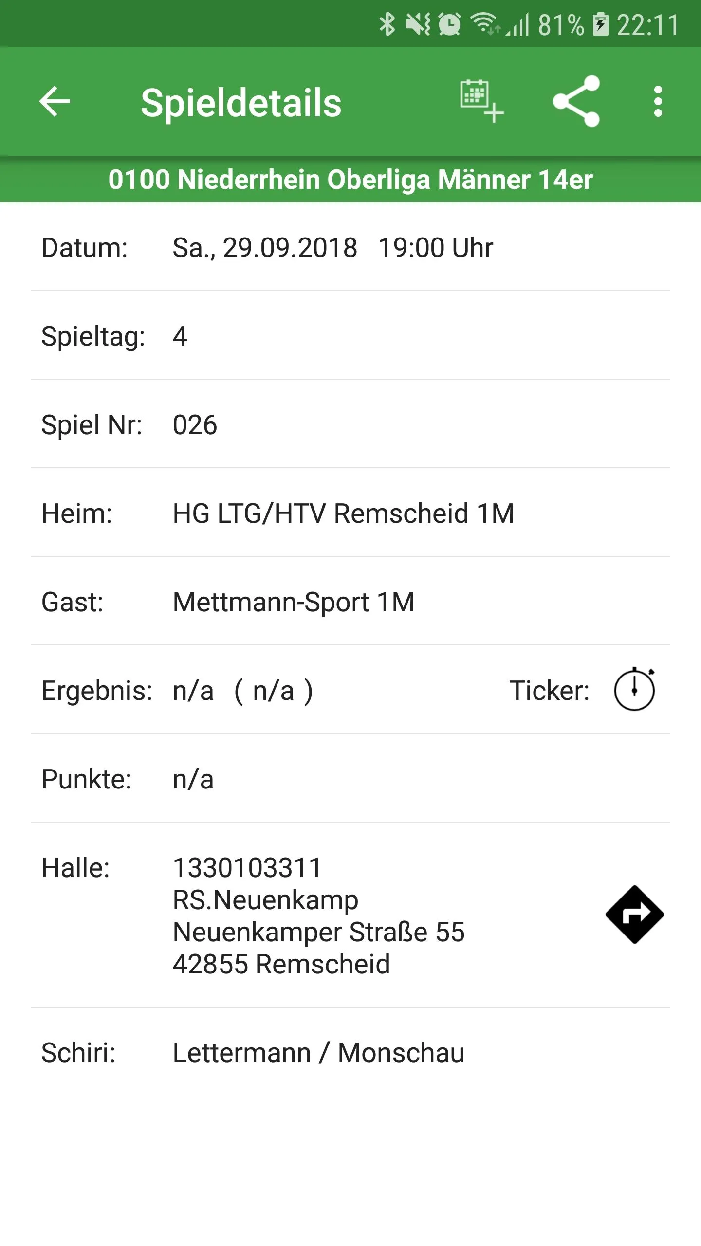 mettmann-sport Handball | Indus Appstore | Screenshot